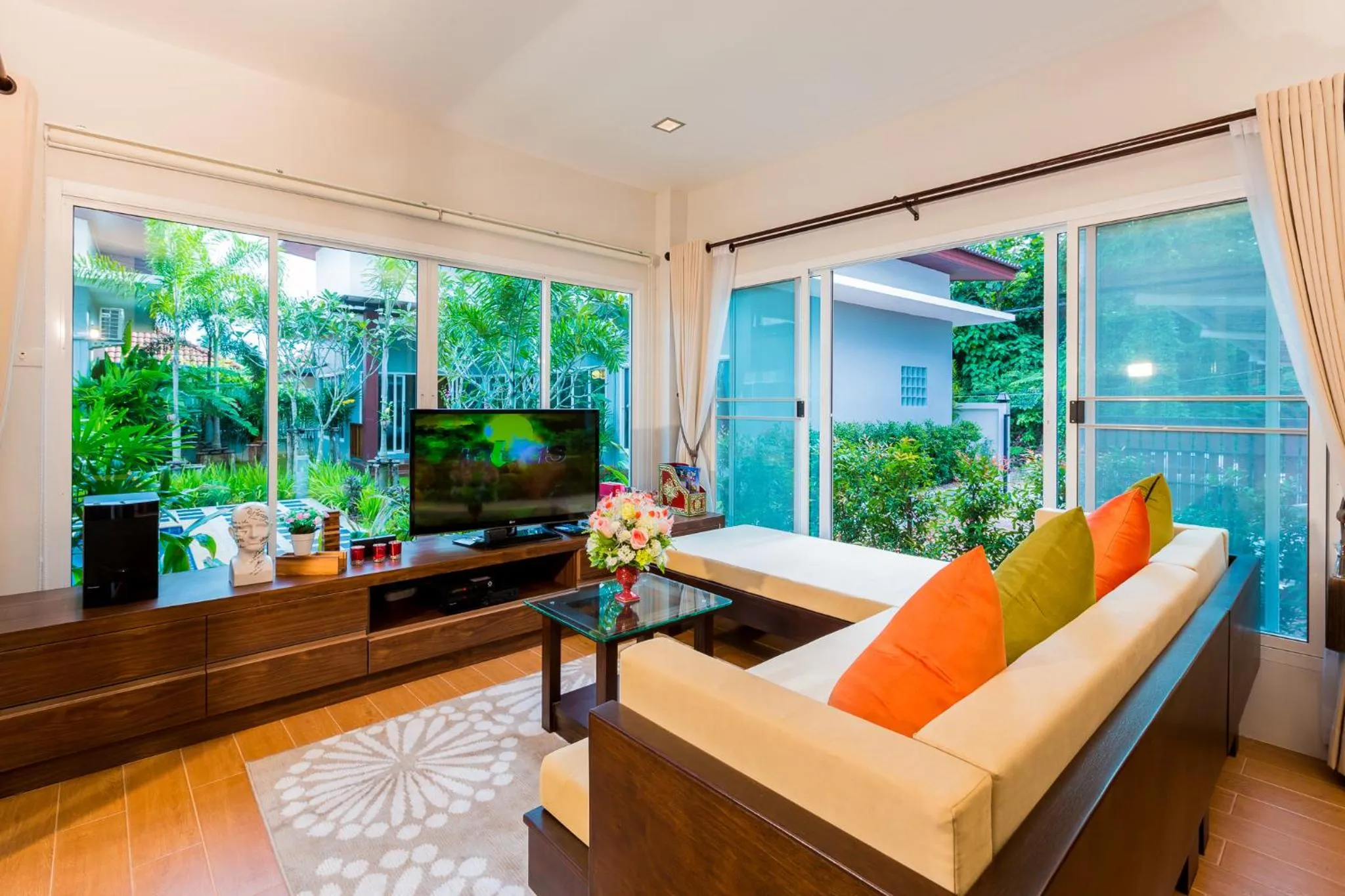 Living room in Irawan House