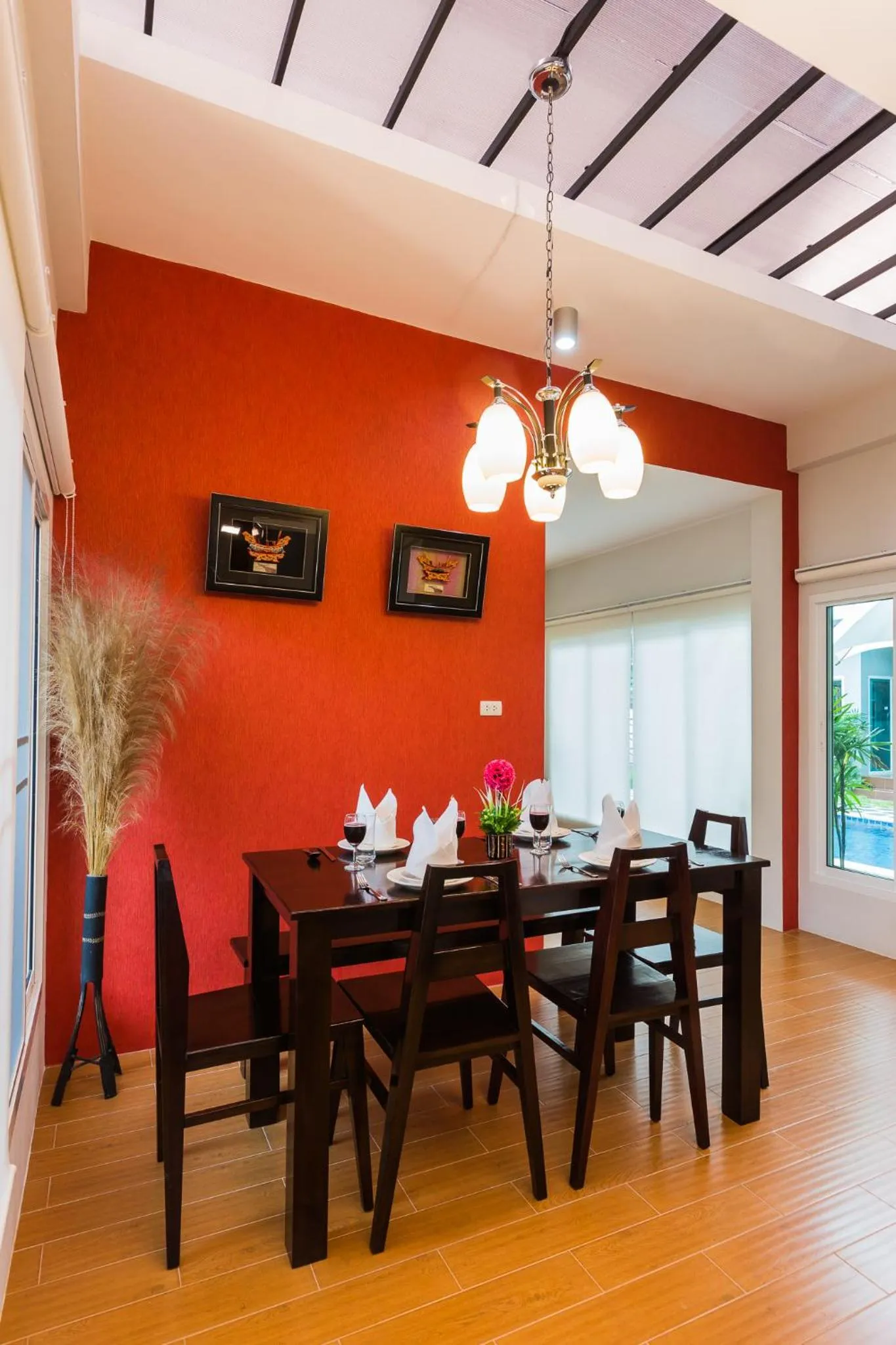 Dining area in Irawan House