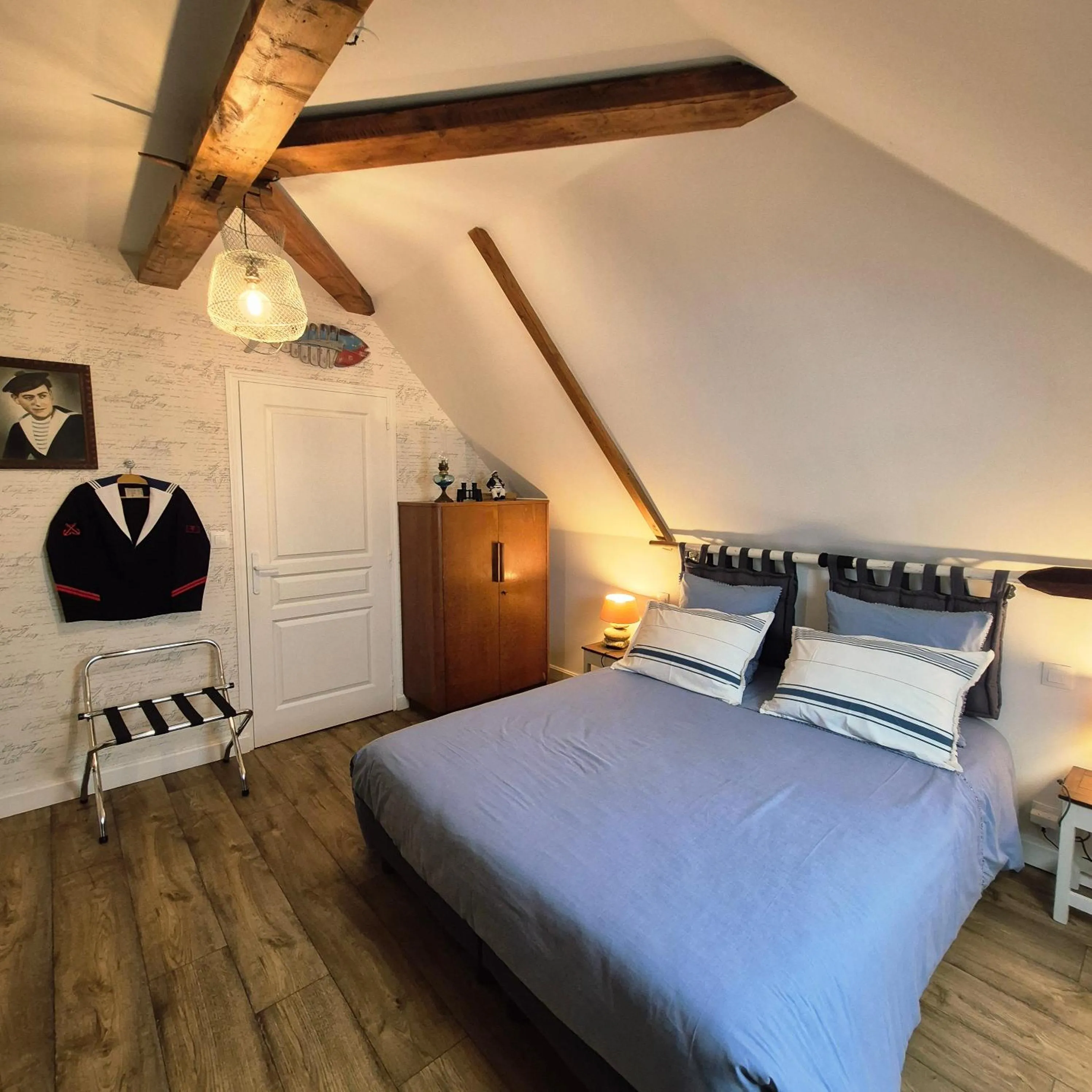 Photo of the whole room, Bed in Maison d’hôtes KERGIQUEL