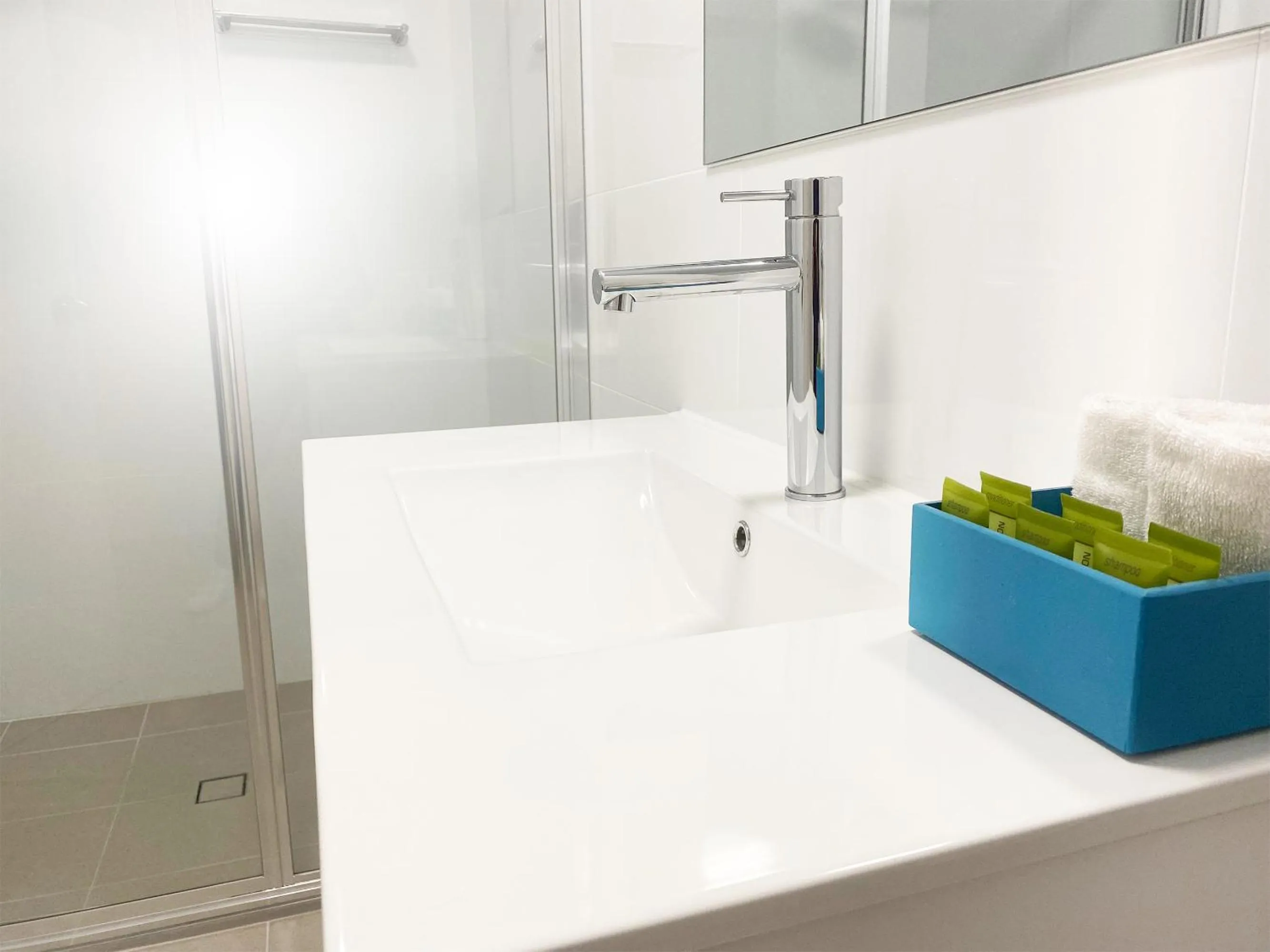 Bathroom in The Bakehouse Motel