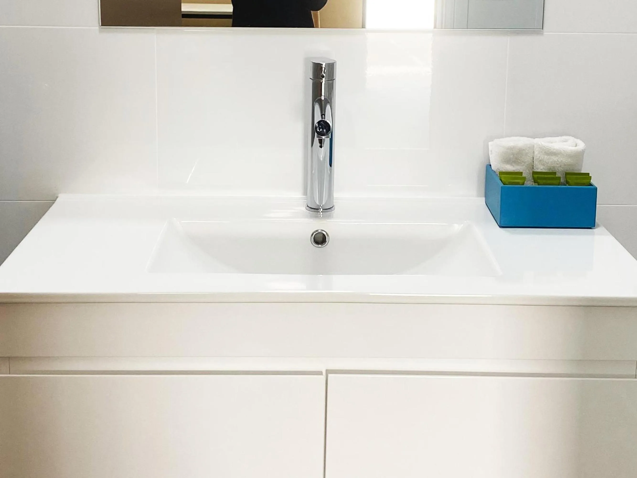 Bathroom in The Bakehouse Motel