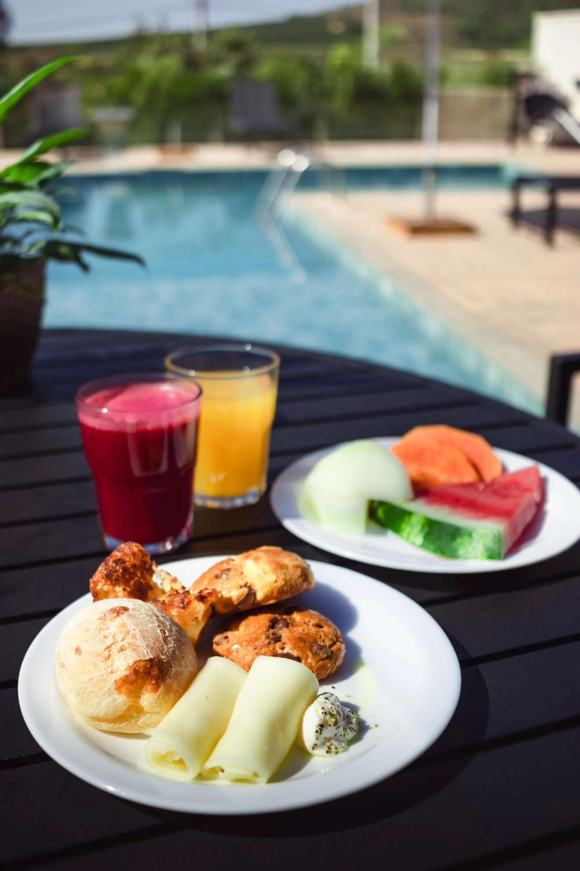 Pool view in Pousada Viver Capitólio