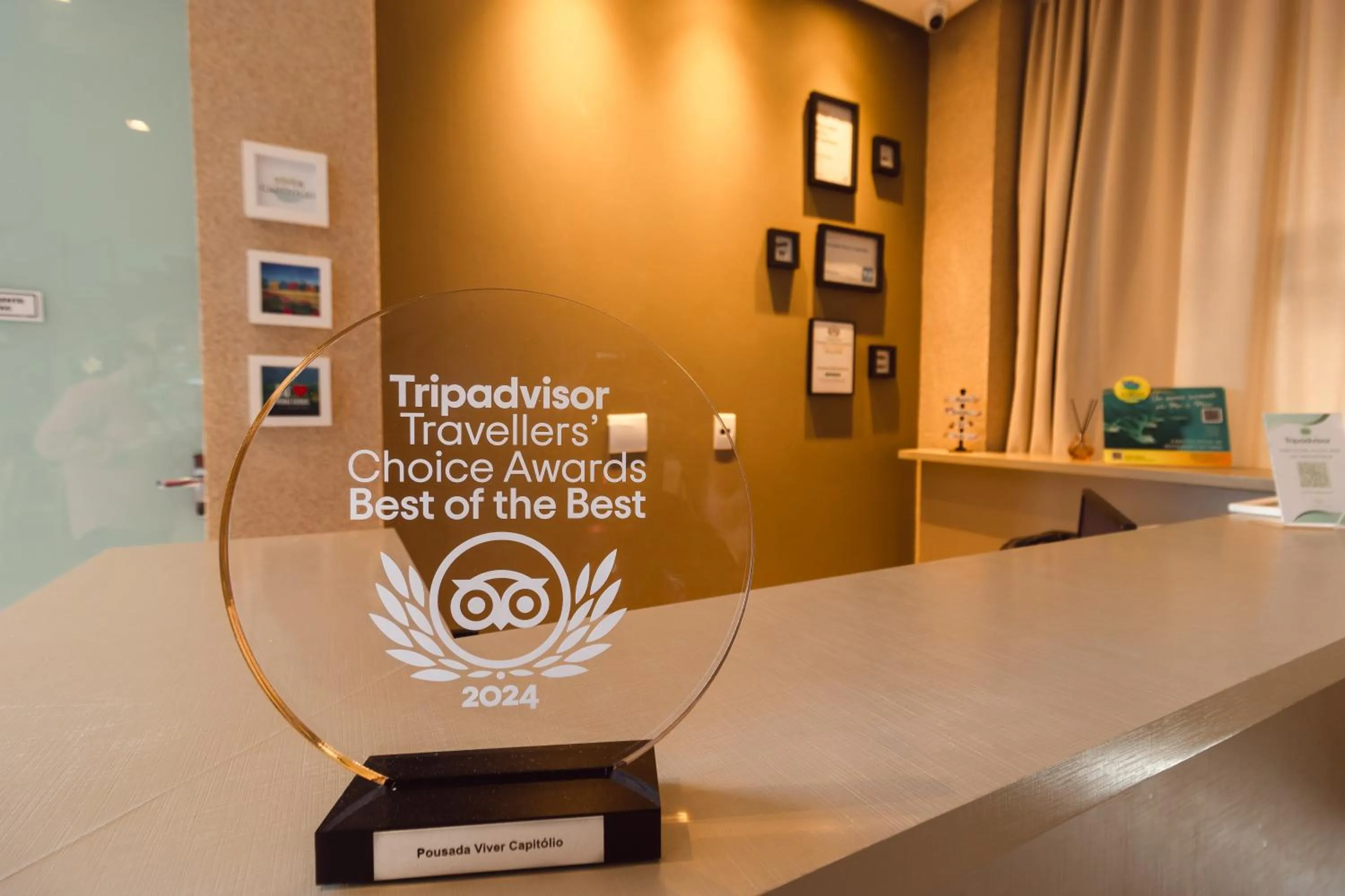 Lobby or reception in Pousada Viver Capitólio