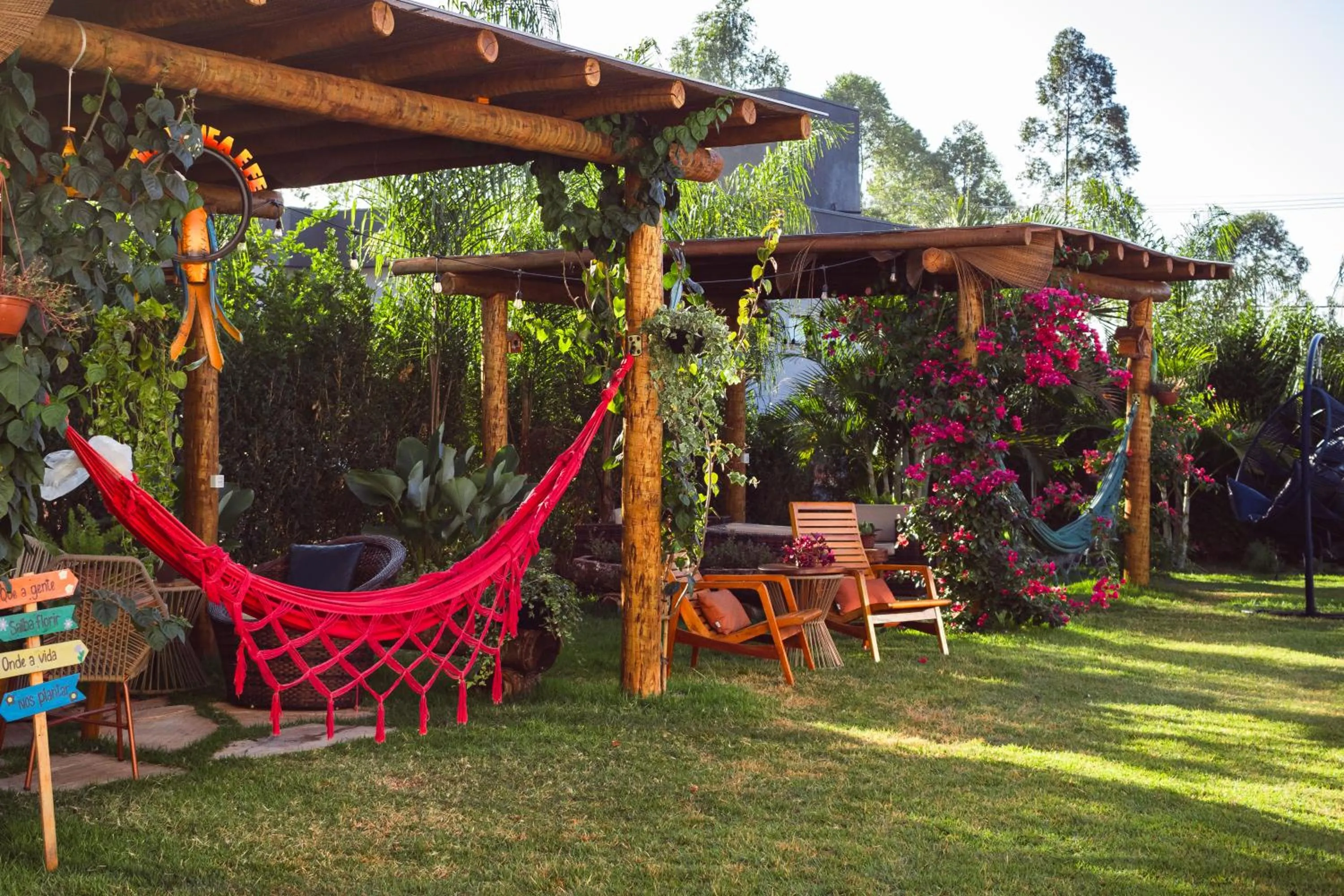 Garden in Pousada Viver Capitólio