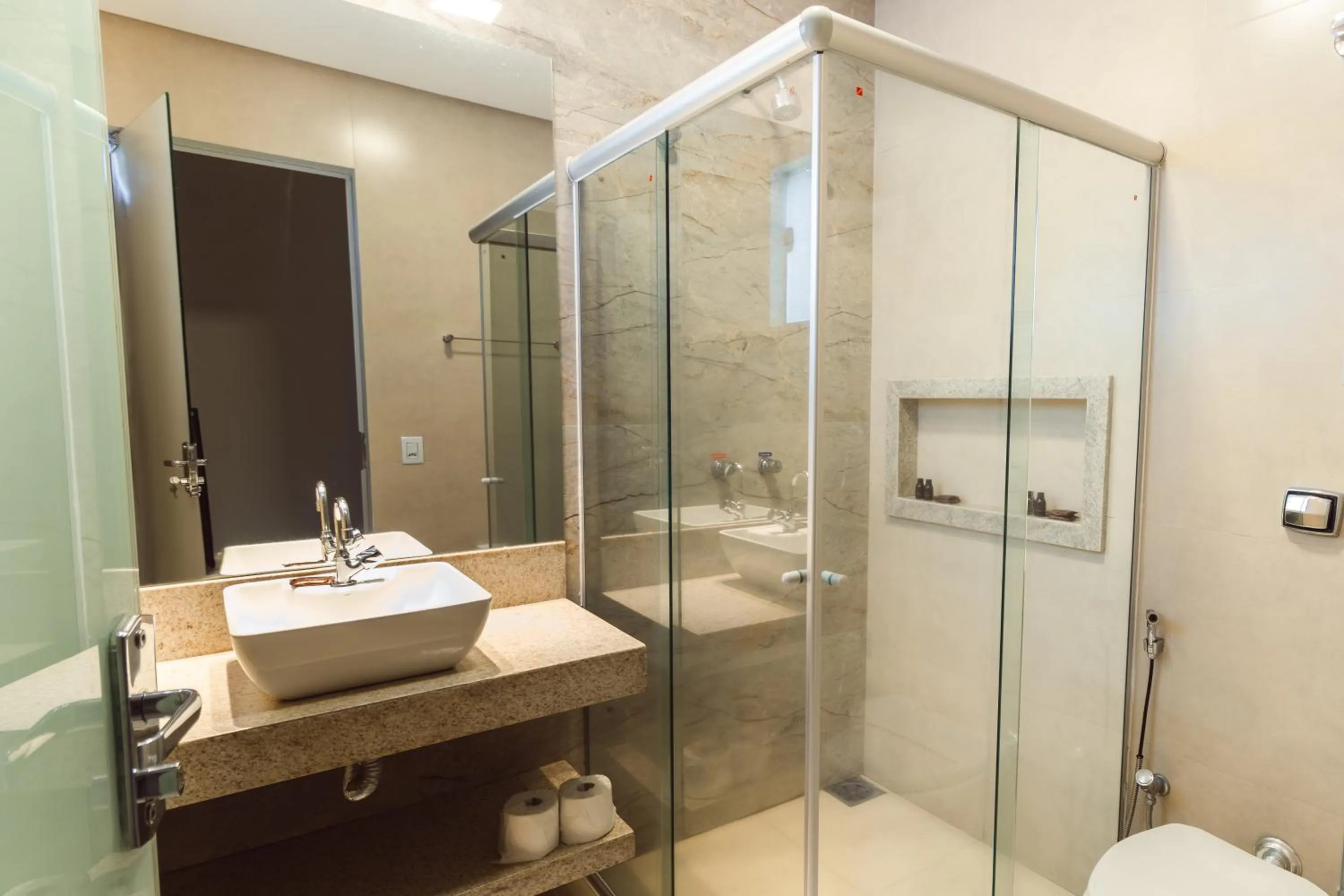 Bathroom in Pousada Viver Capitólio