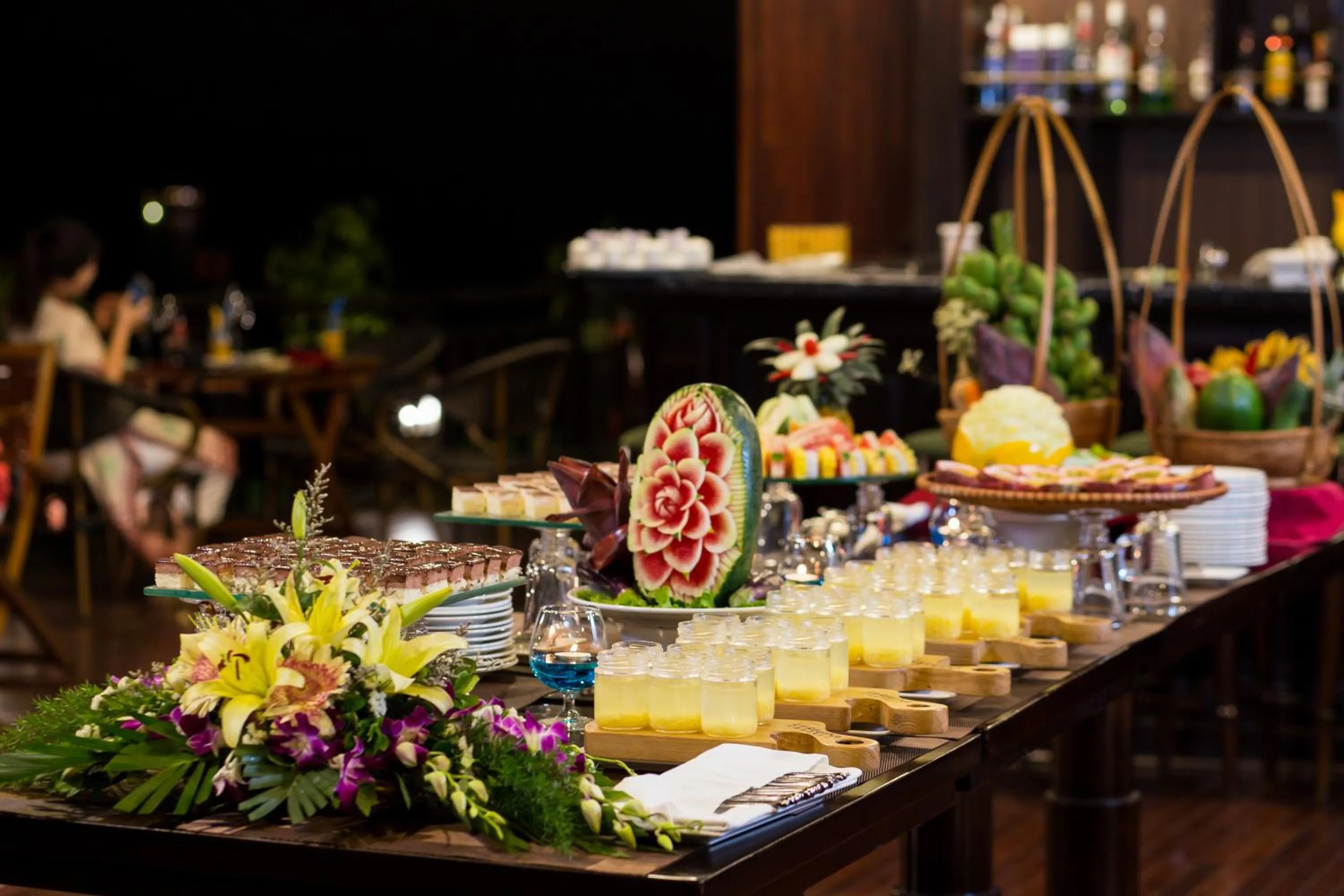 Food and drinks in La Regina Grand Cruise