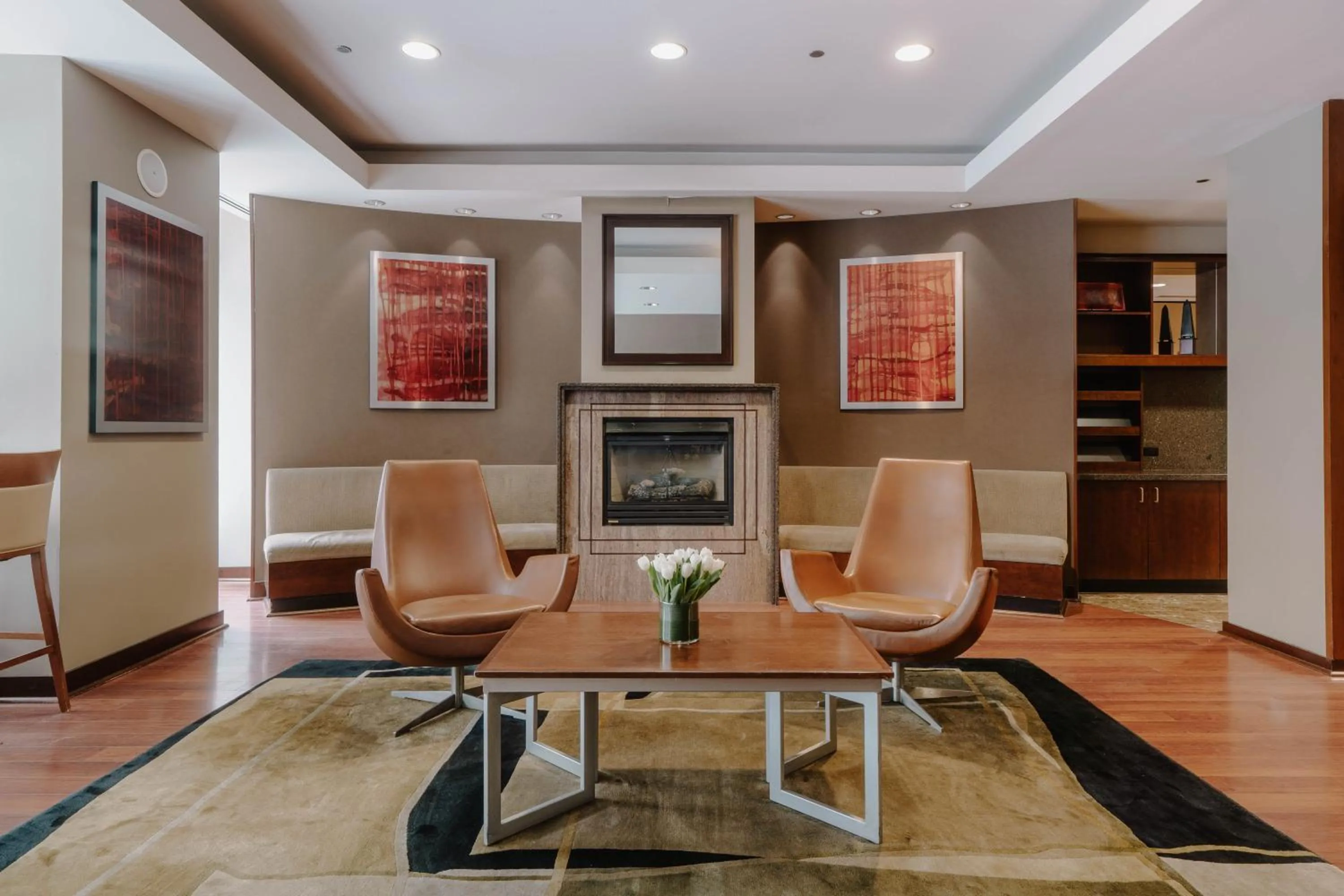 Lobby or reception in Central Loop Hotel