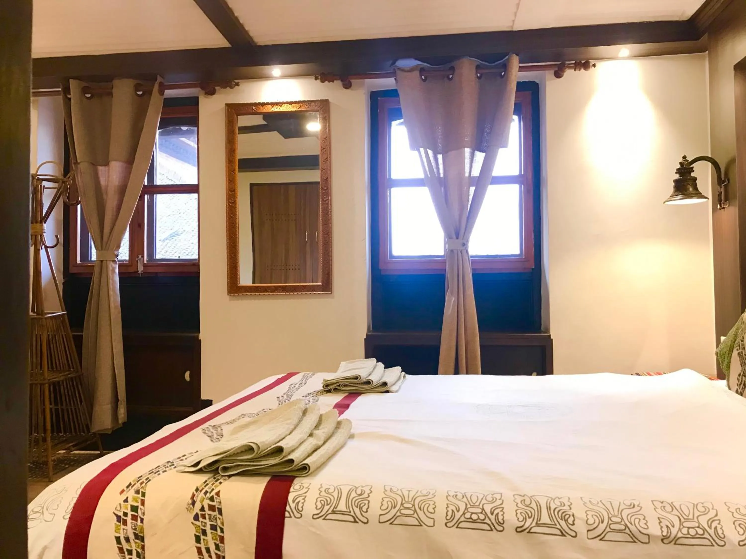 Bed in Shiva Guest House