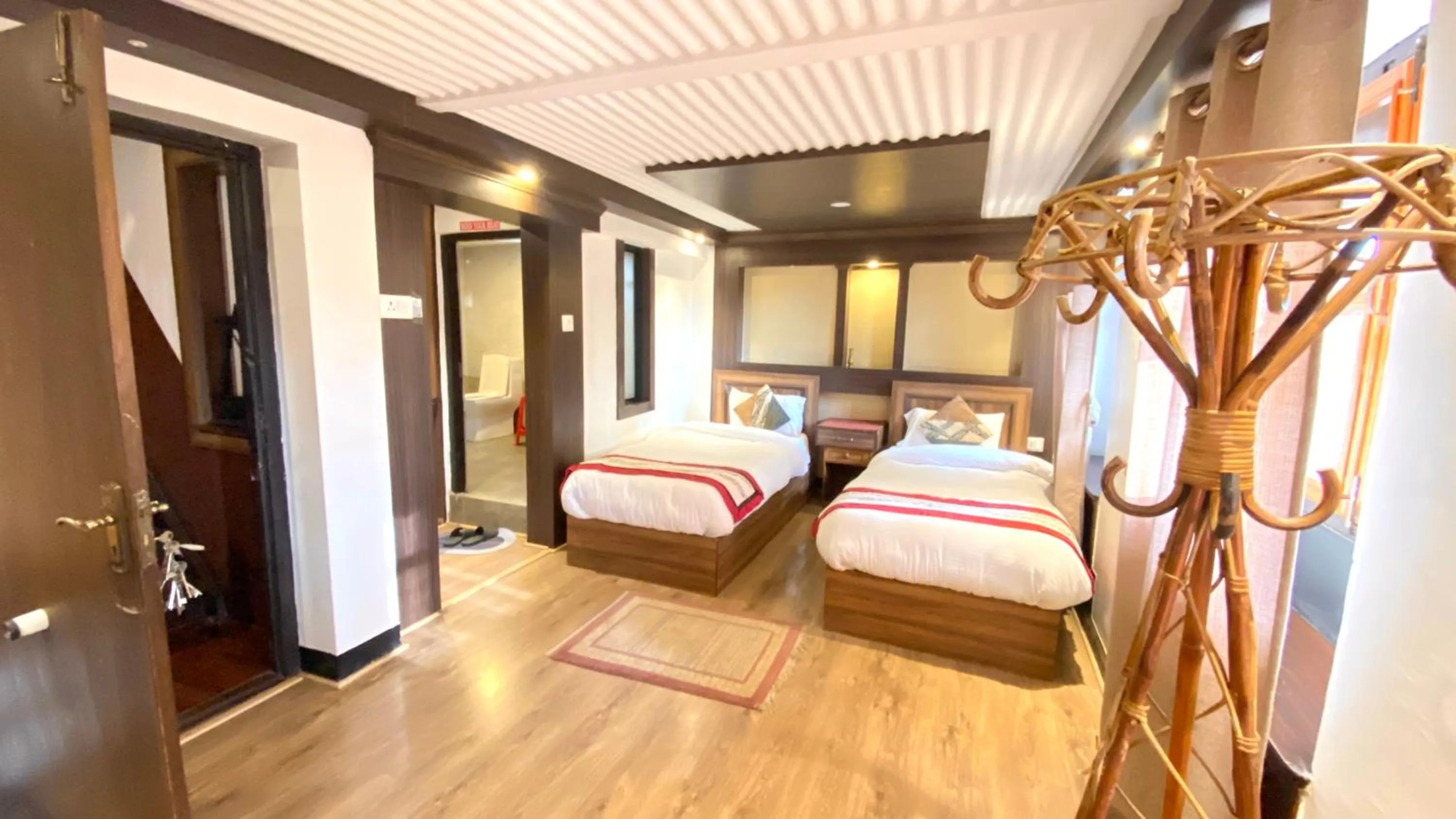 Photo of the whole room, Bed in Shiva Guest House