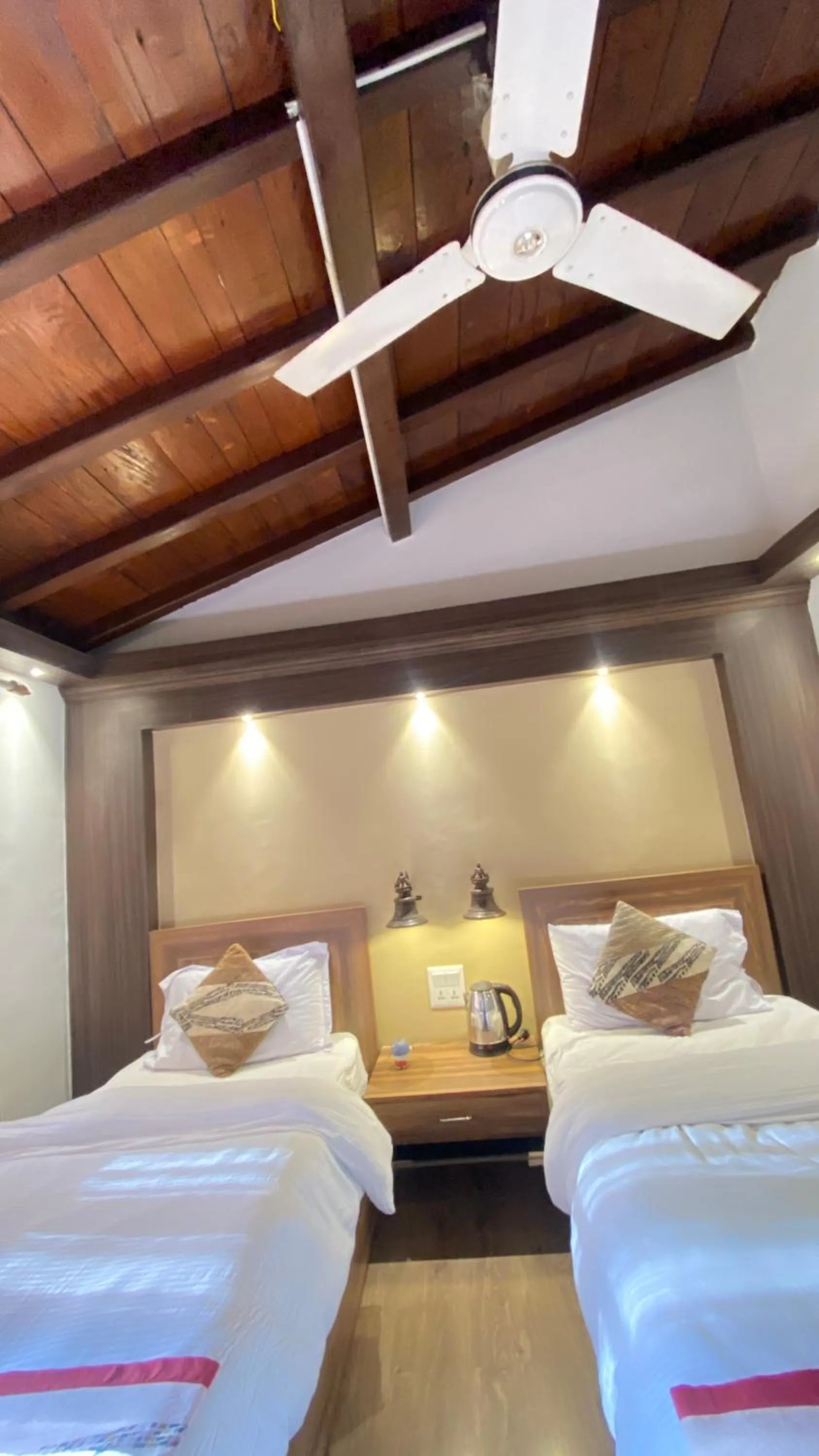 Photo of the whole room, Bed in Shiva Guest House