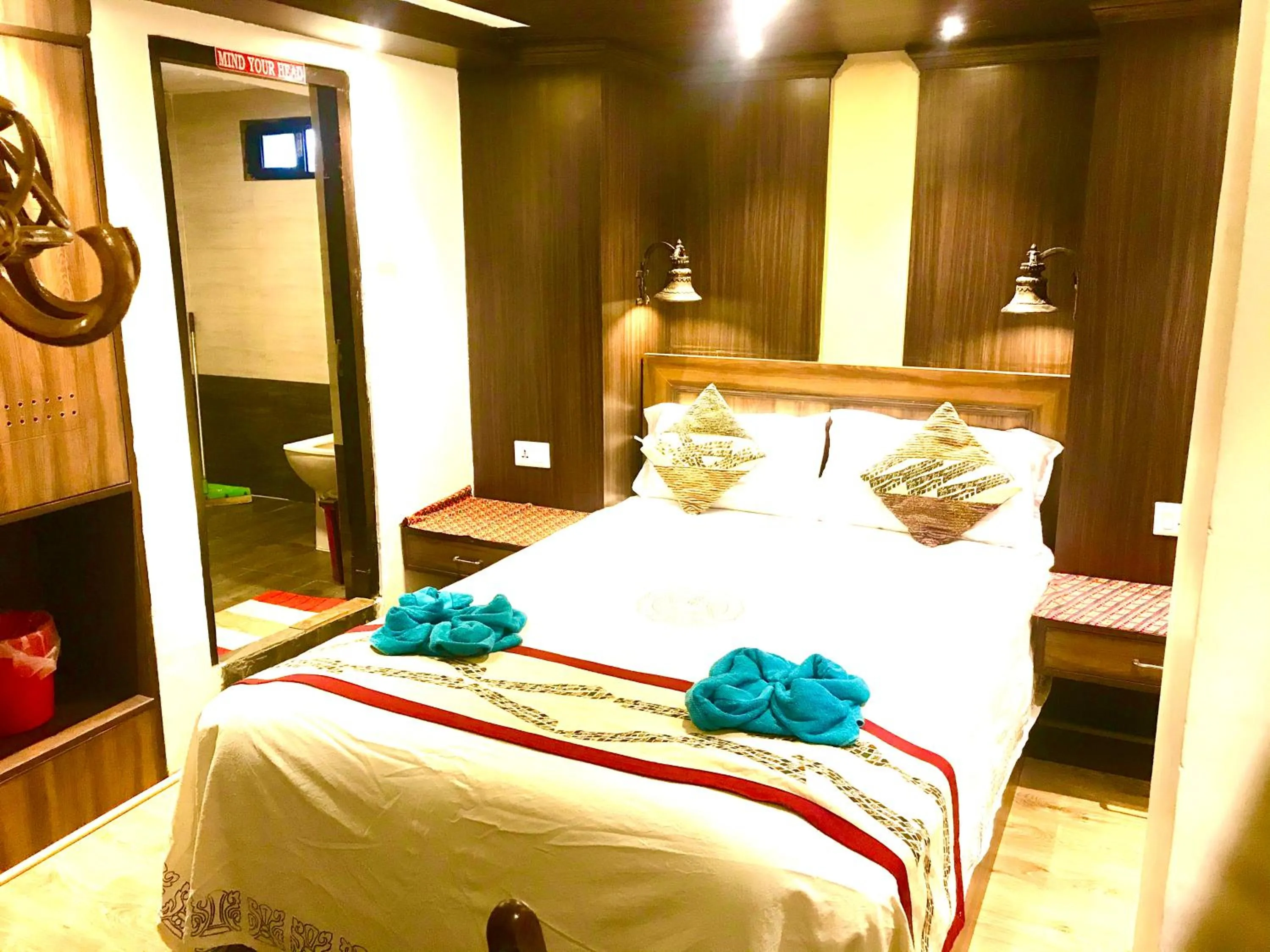 Bathroom, Bed in Shiva Guest House