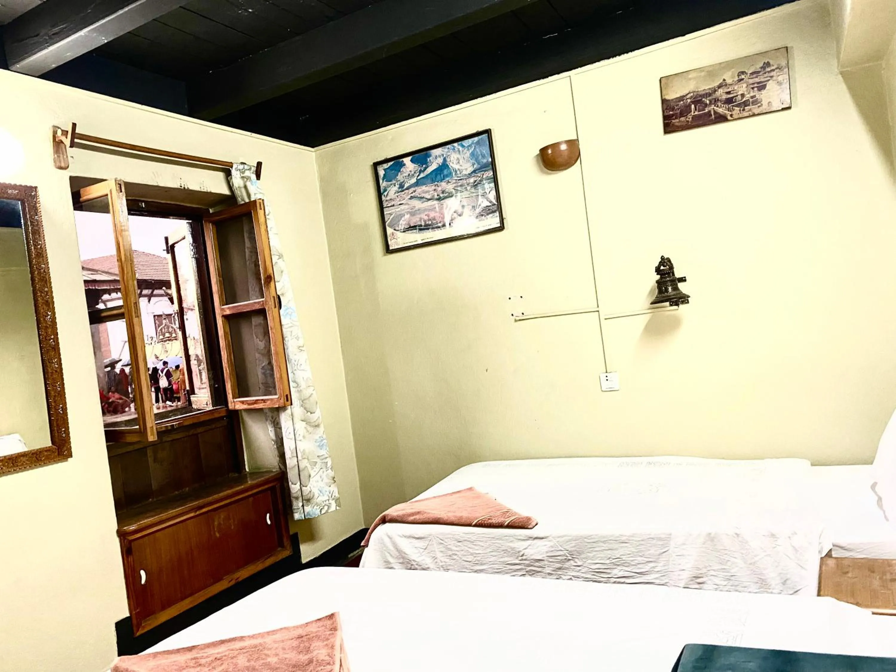 Photo of the whole room, Bed in Shiva Guest House