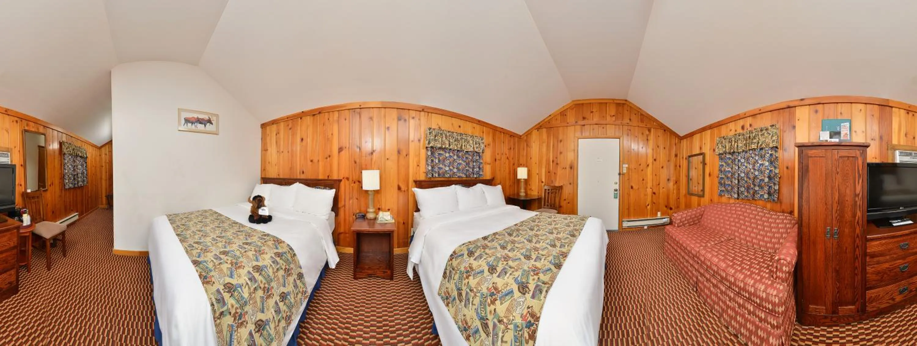 Photo of the whole room in Buffalo Bill Cabin Village