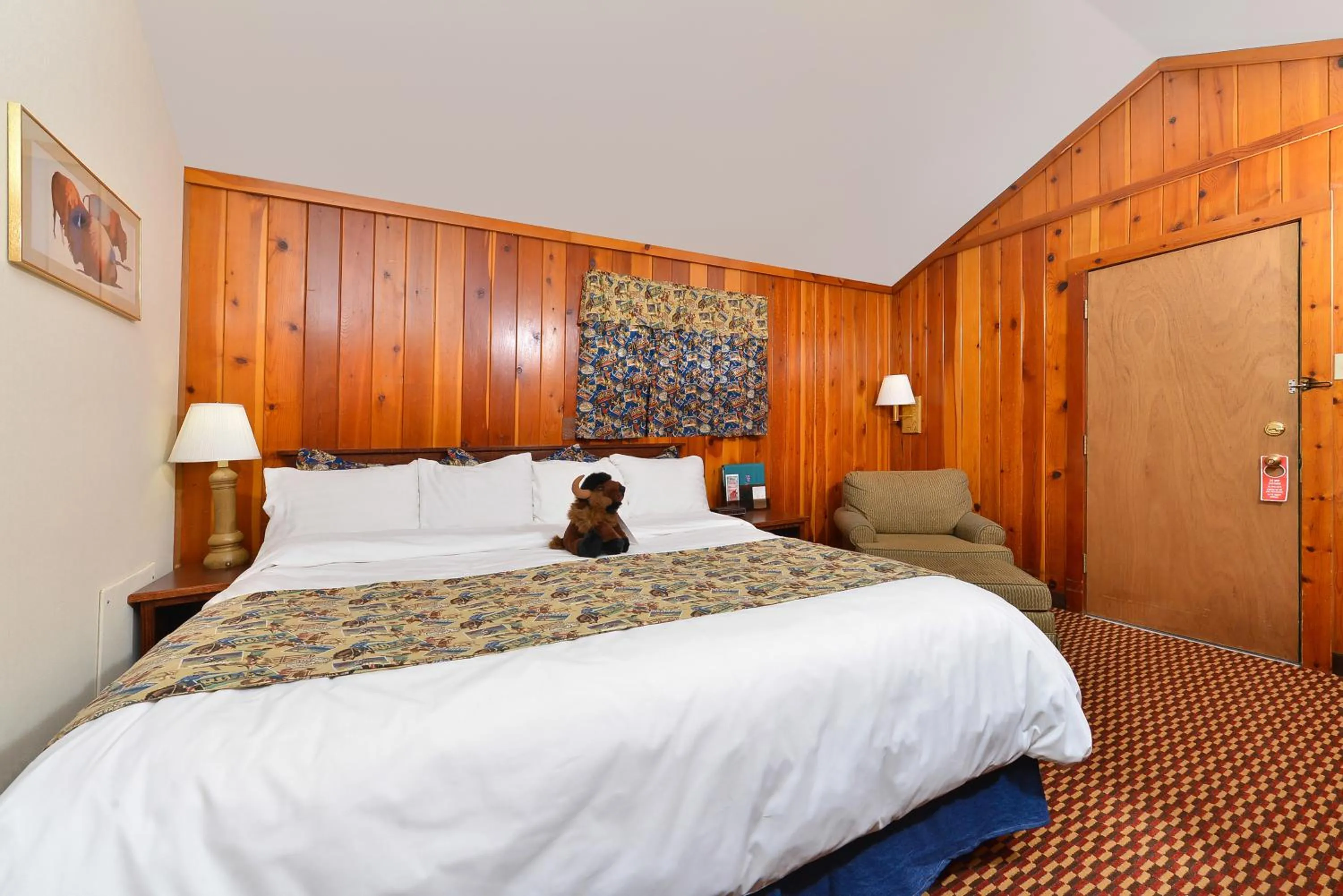 Bedroom in Buffalo Bill Cabin Village