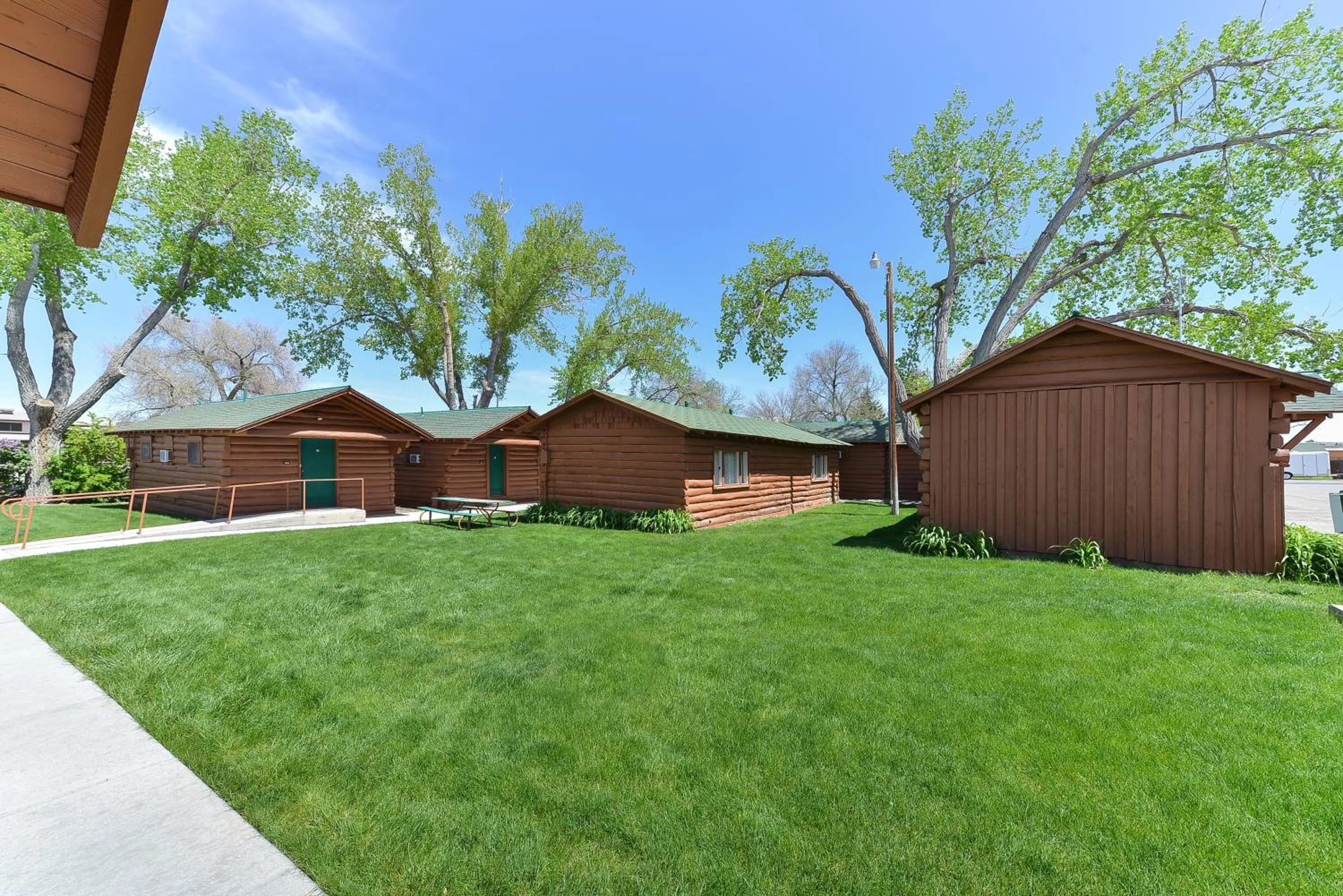 Bird's eye view in Buffalo Bill Cabin Village