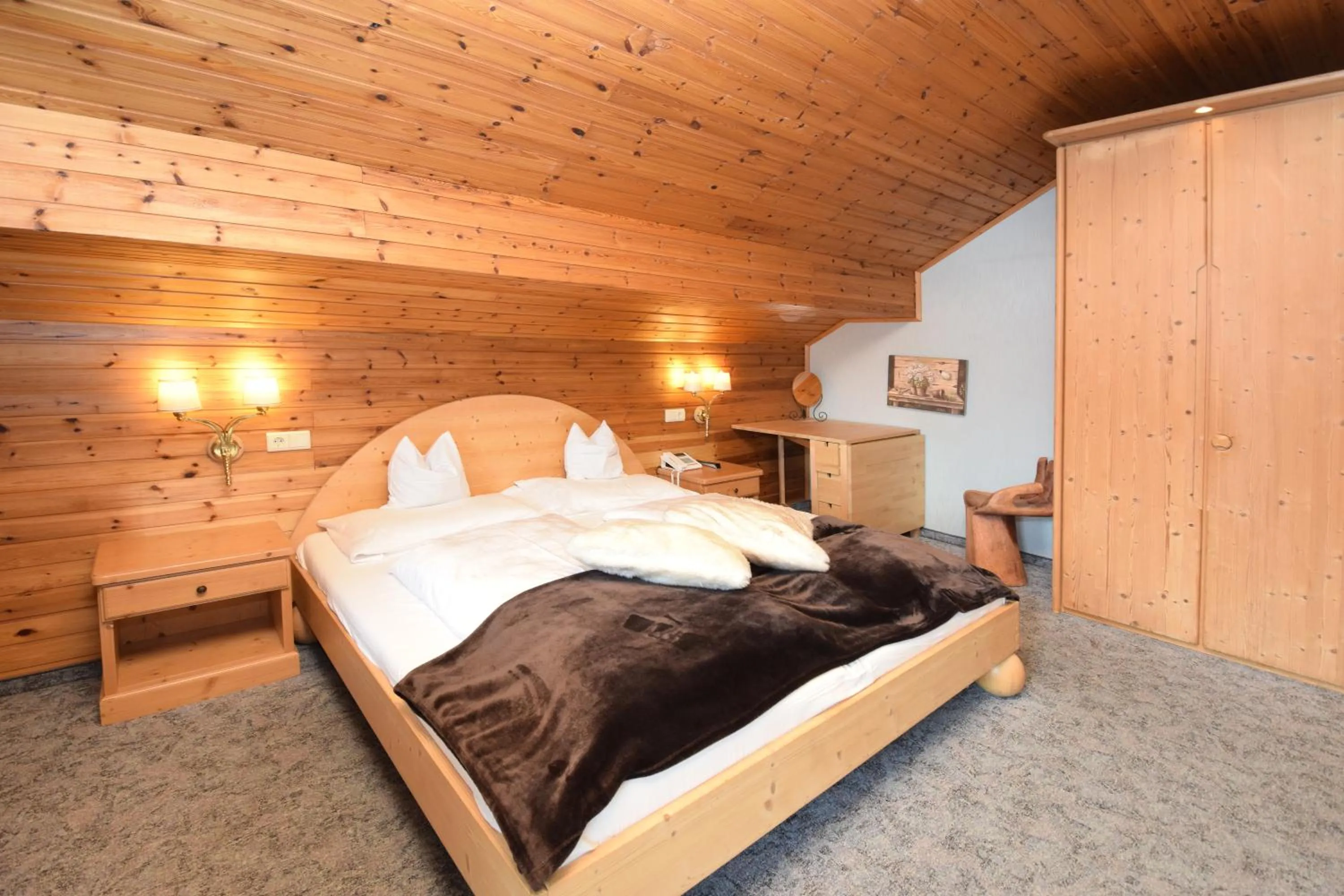 Bed in Hotel Chalet Olympia