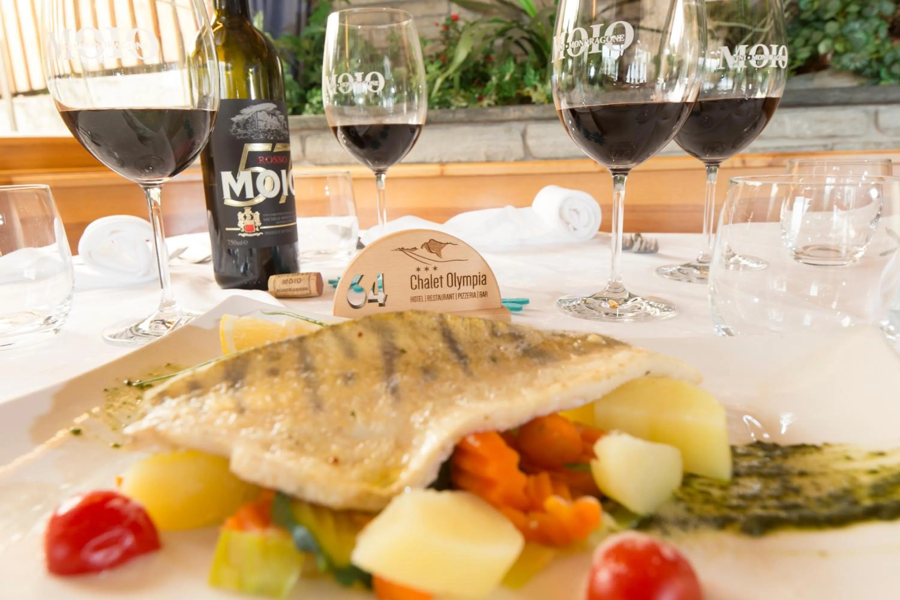 Food close-up in Hotel Chalet Olympia