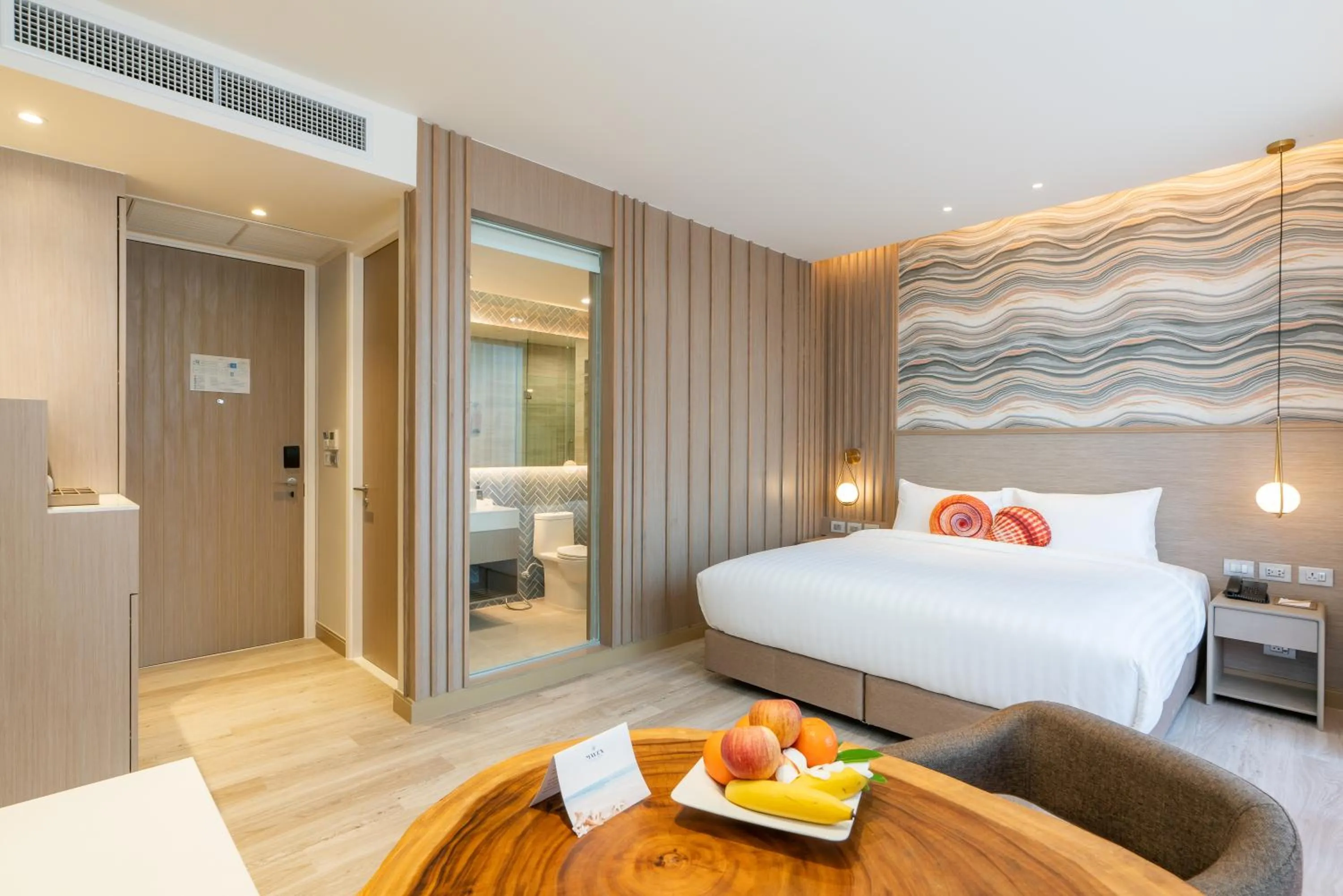 Bedroom, Bed in Maven Stylish Hotel Hua Hin