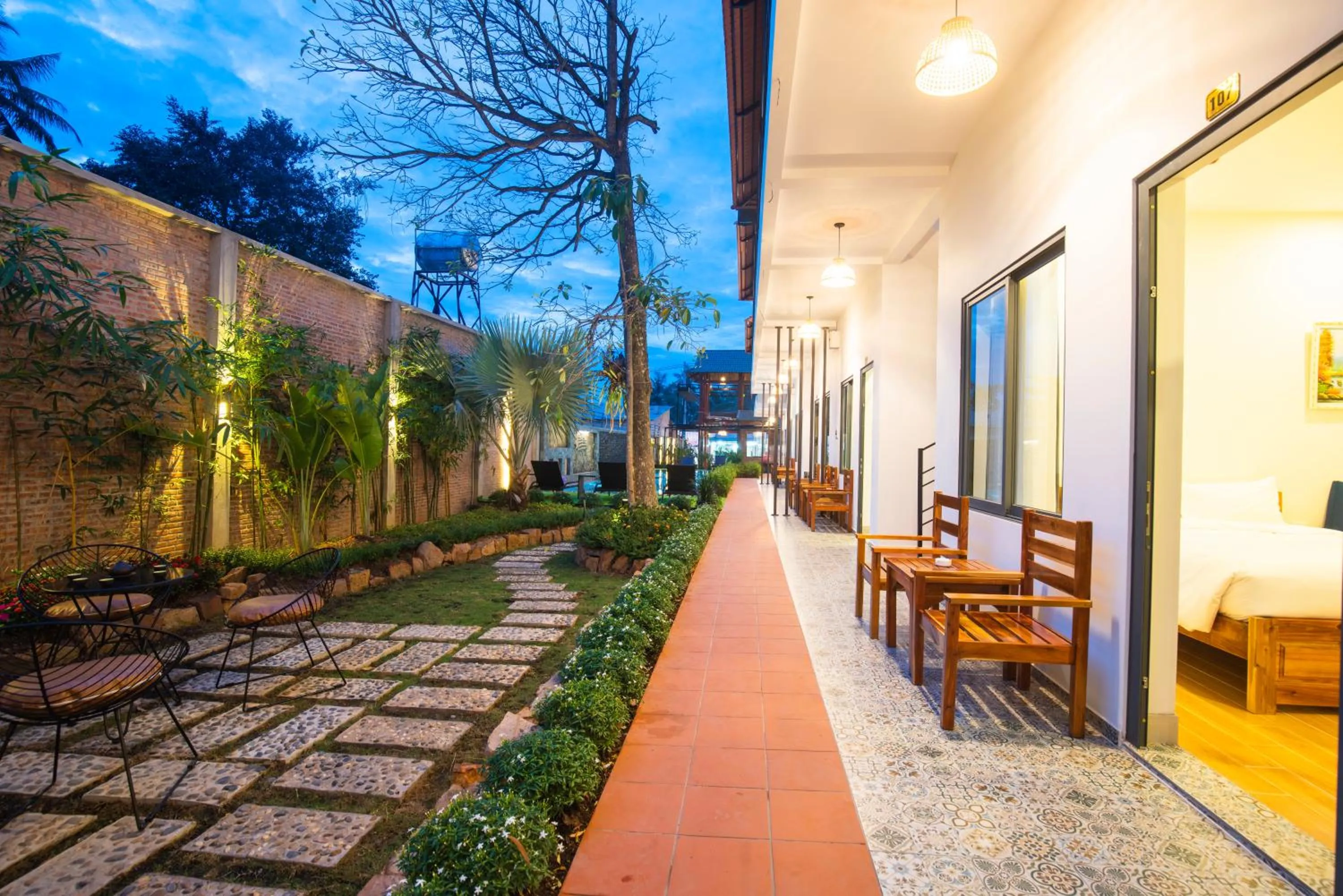 Patio in Aurora House