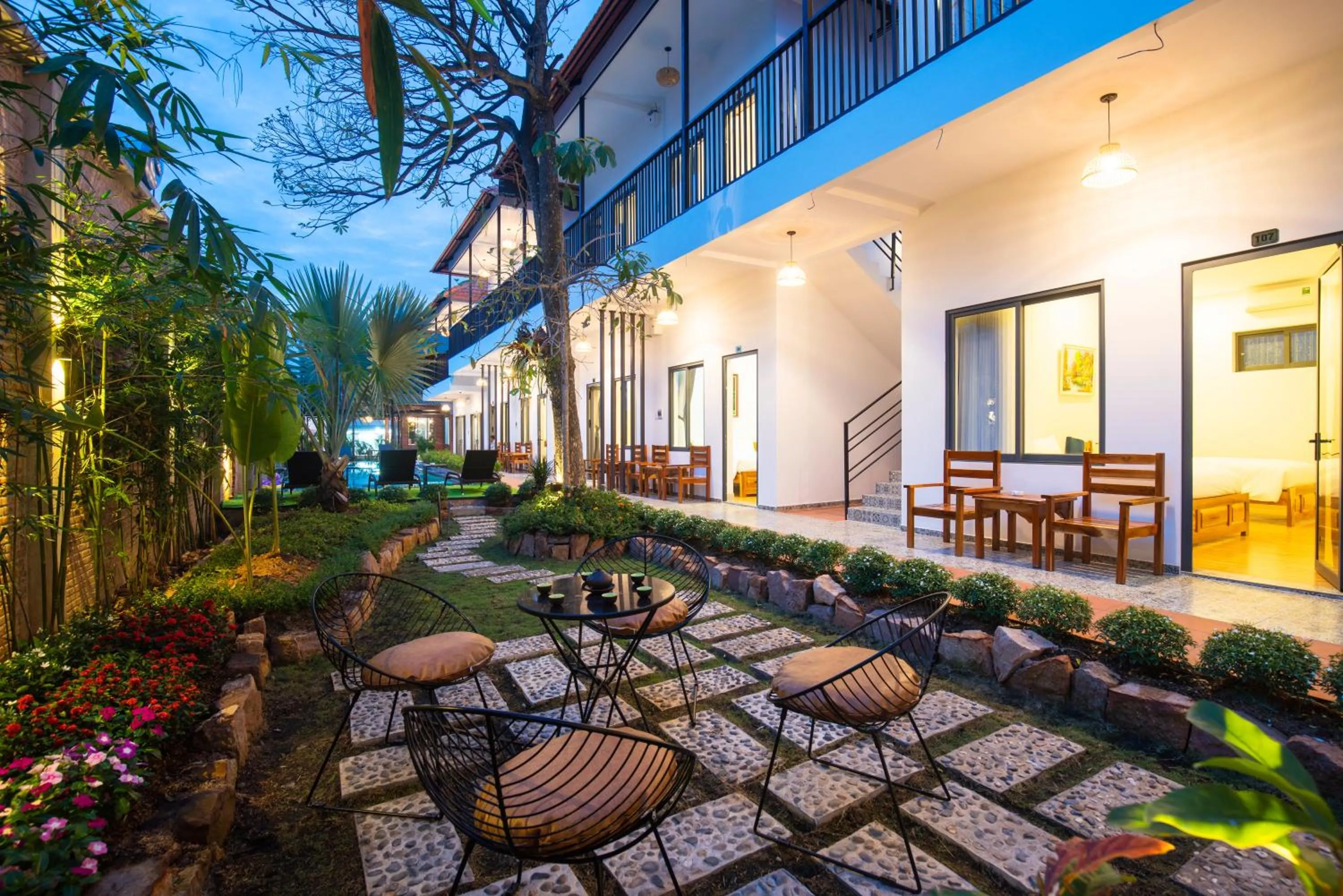 Patio in Aurora House