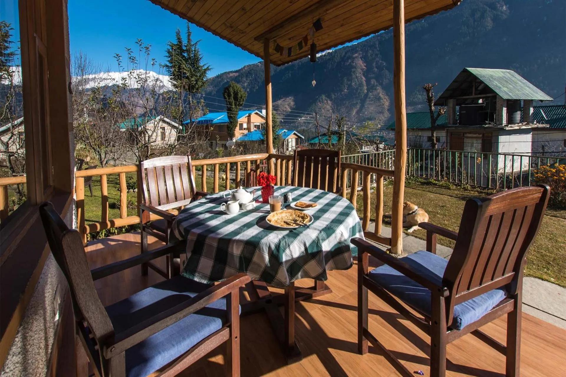 Seating area in StayVista at Jodhpur House - Heritage Stay, Manali