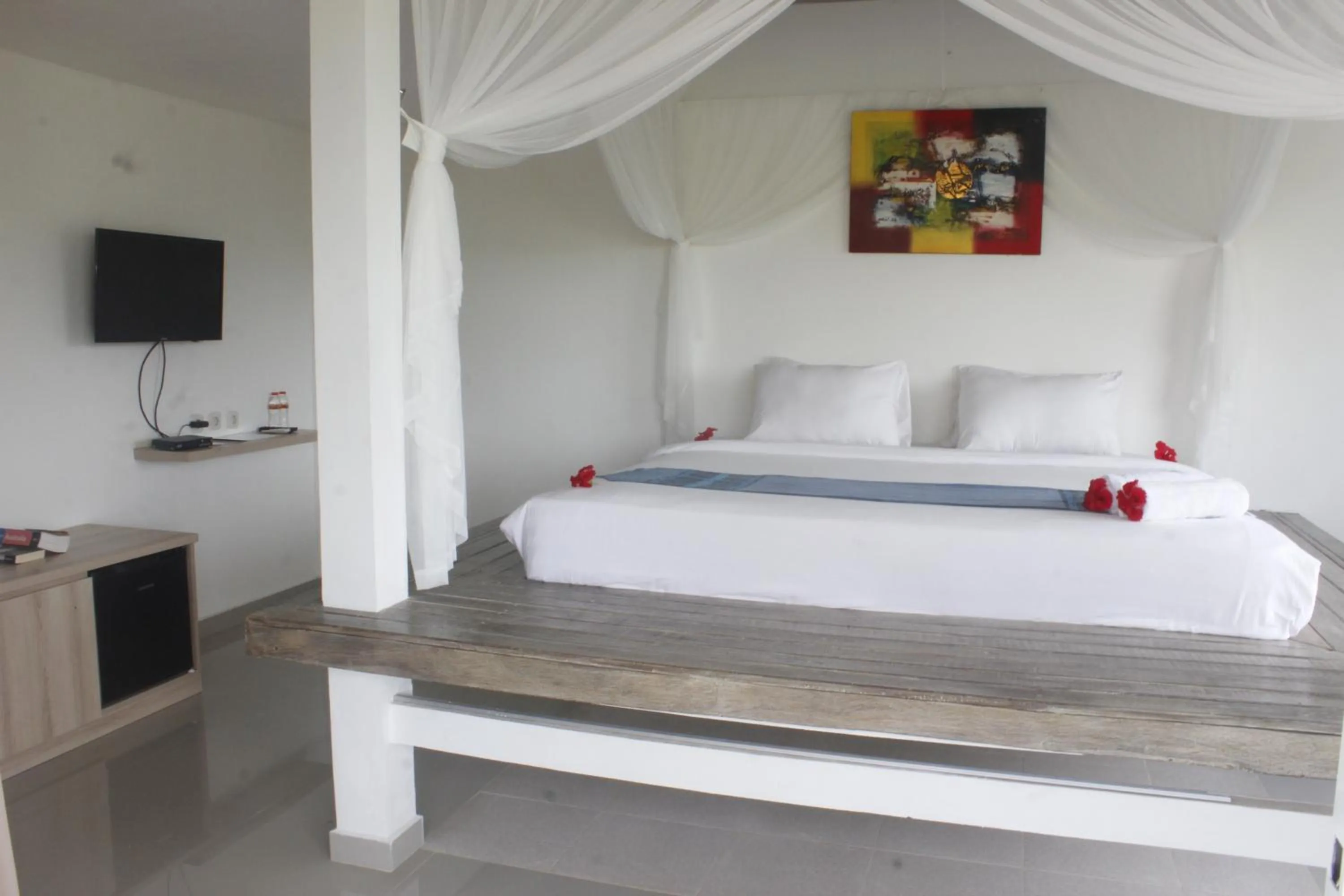 Bed in D'sawah Villa