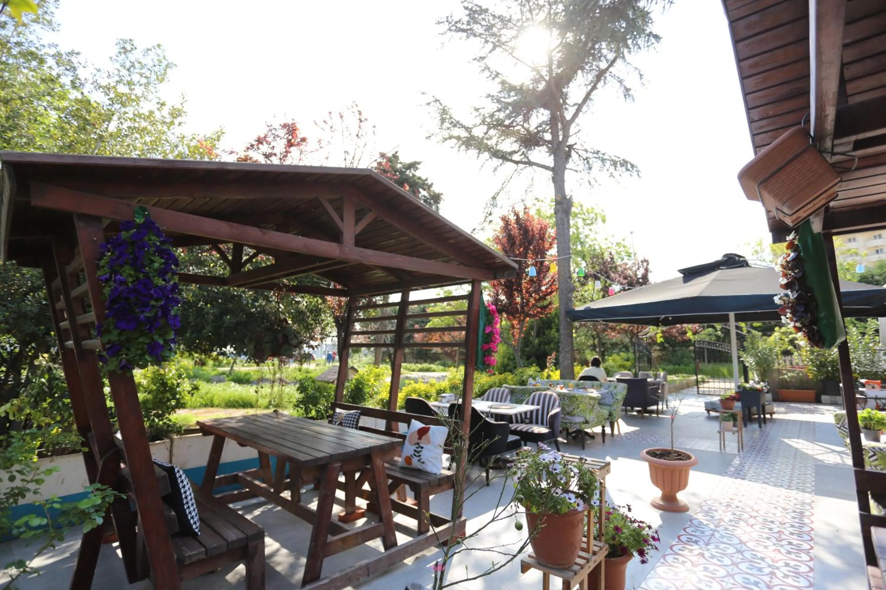 Garden in Turkuaz Hotel