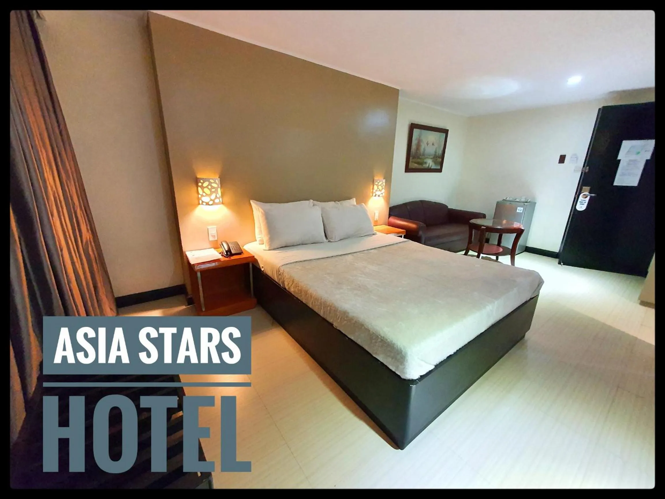 Bed in Asia Stars Hotel