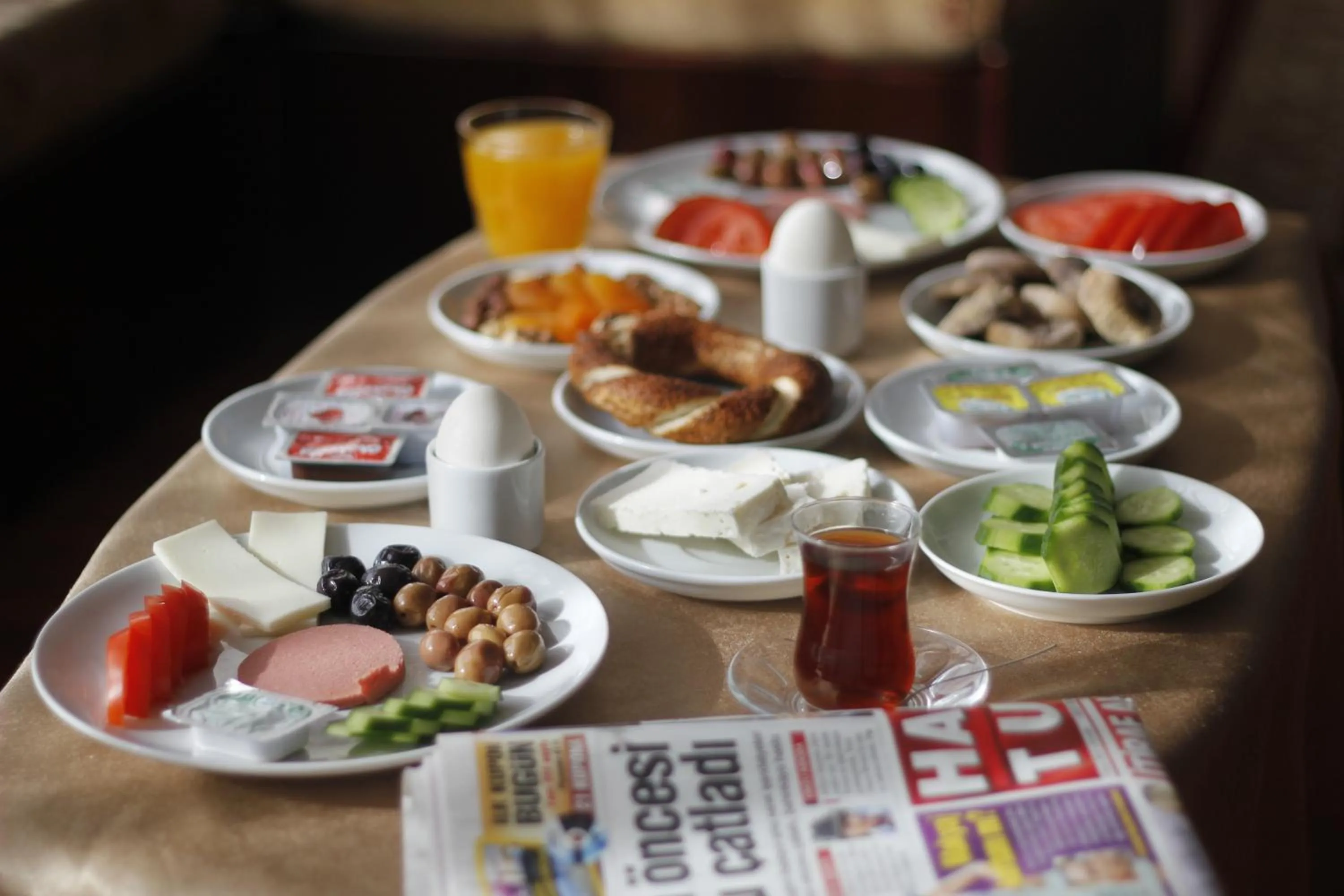 Buffet breakfast in Saban Acikgoz Hotel