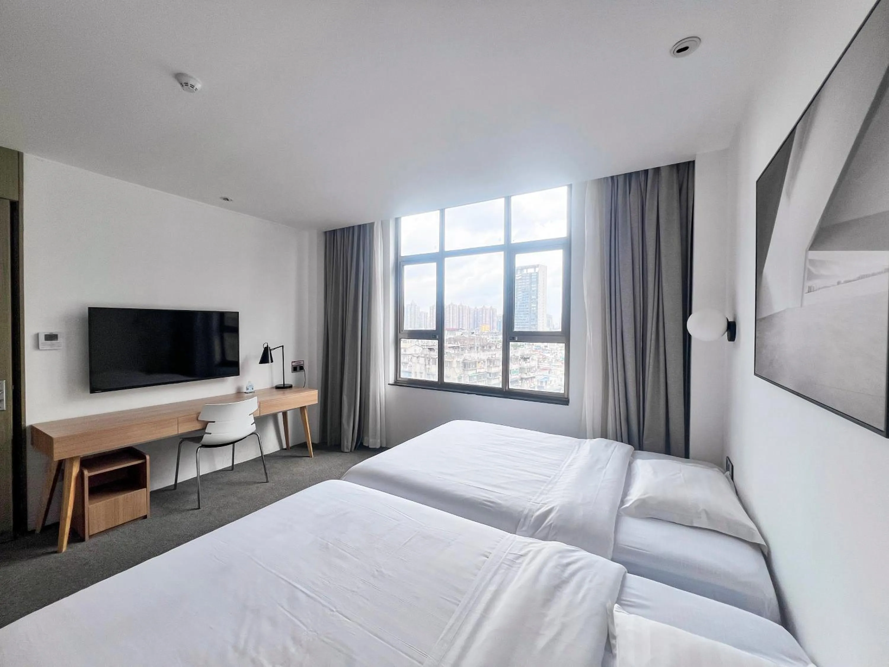 Bedroom, Bed in LN Residence Changdi New Aiqun Building