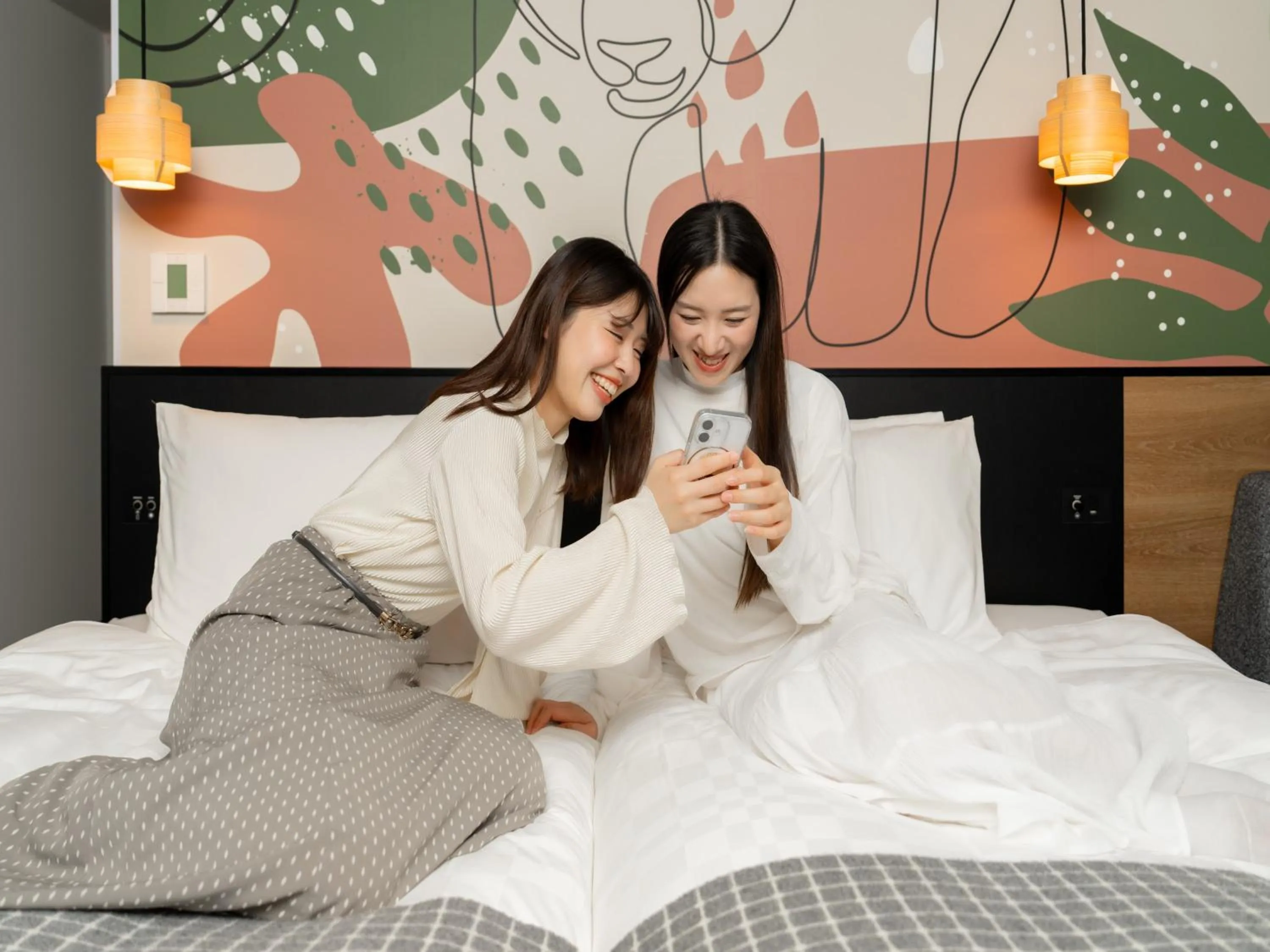 Bed in Hotel Resol Ueno