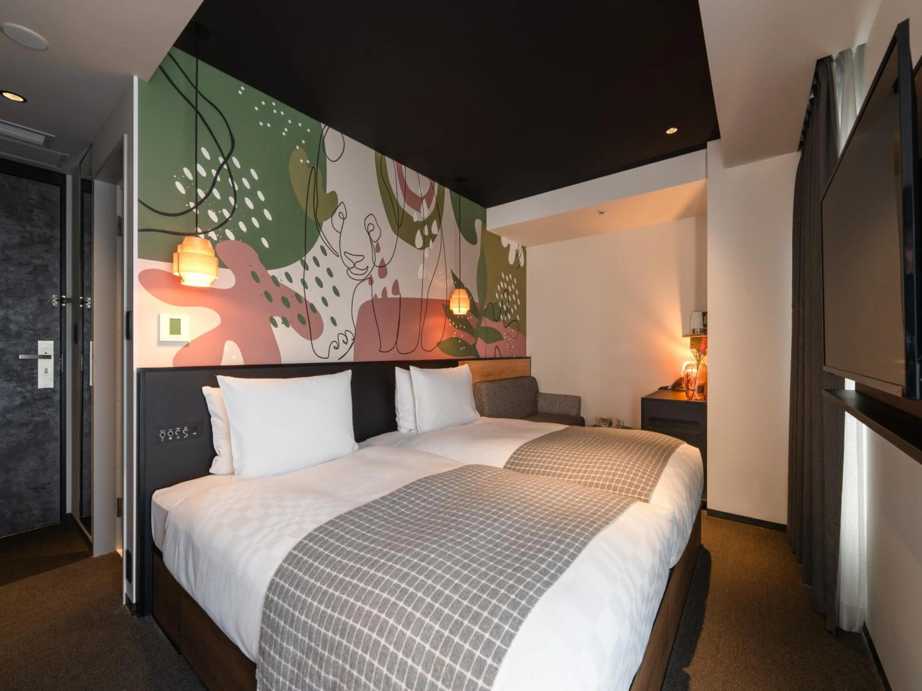 Bed in Hotel Resol Ueno