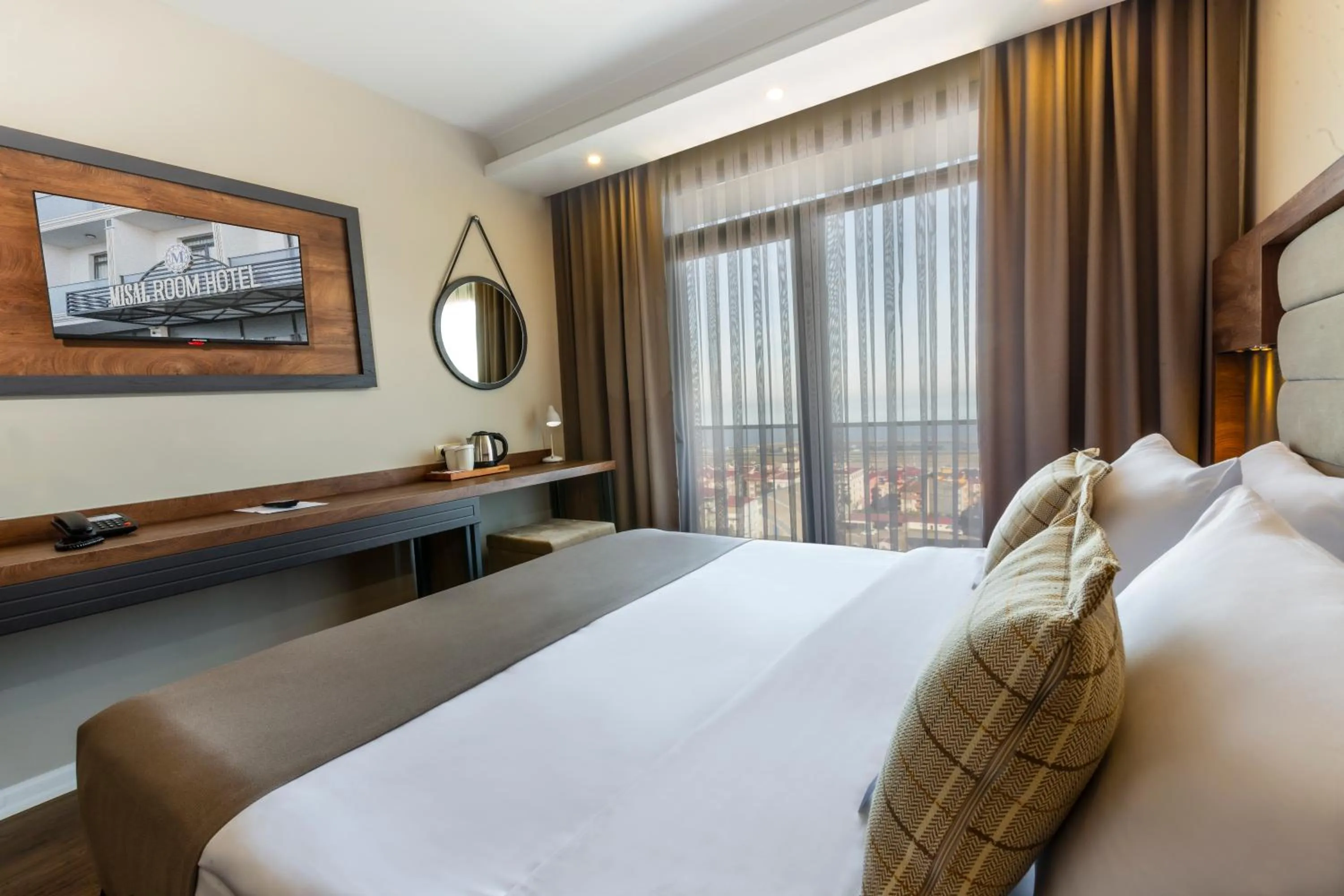 Bed in Misal Hotel Trabzon