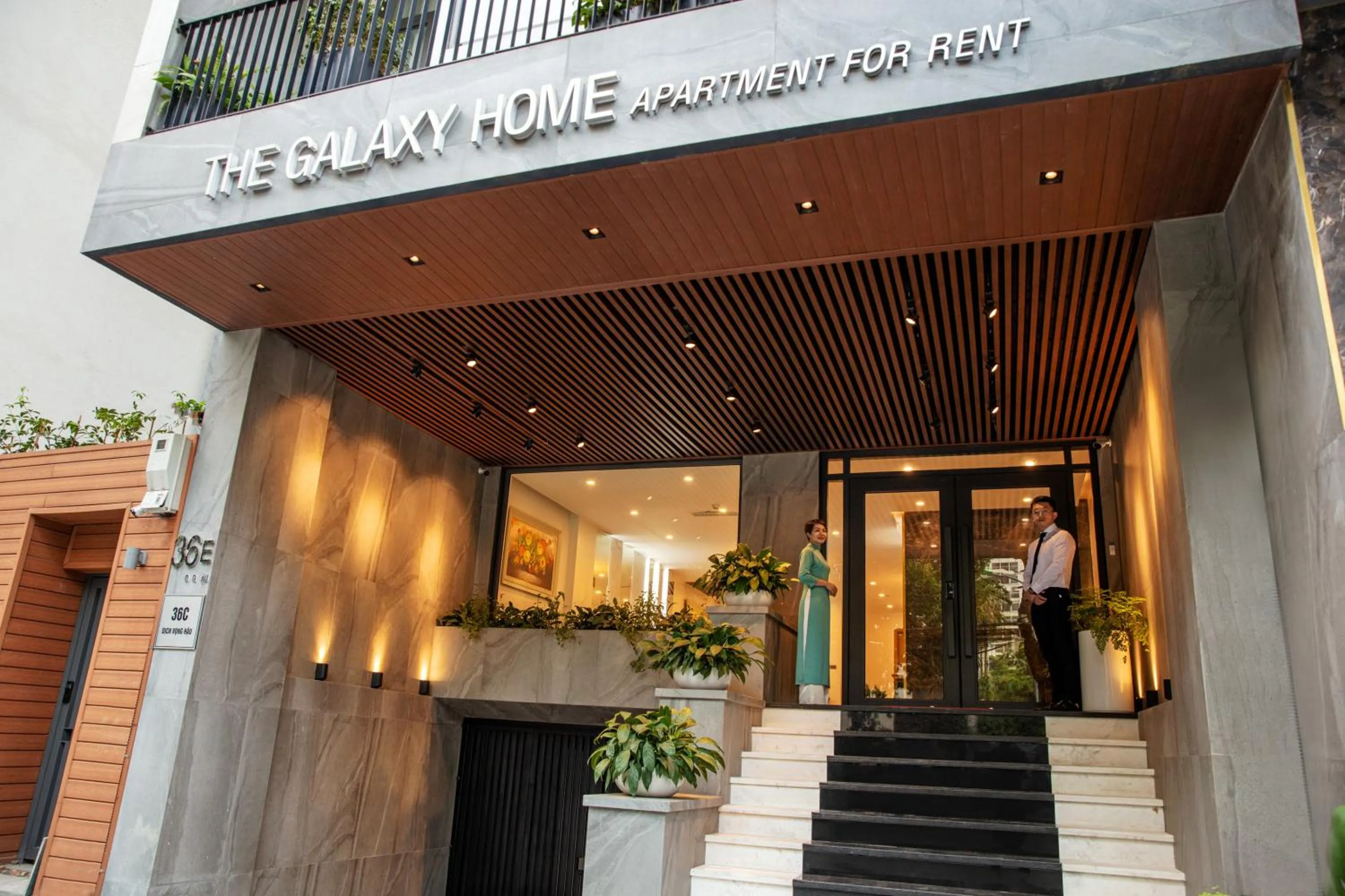 Facade/entrance in The Galaxy Home Hotel & Apartment