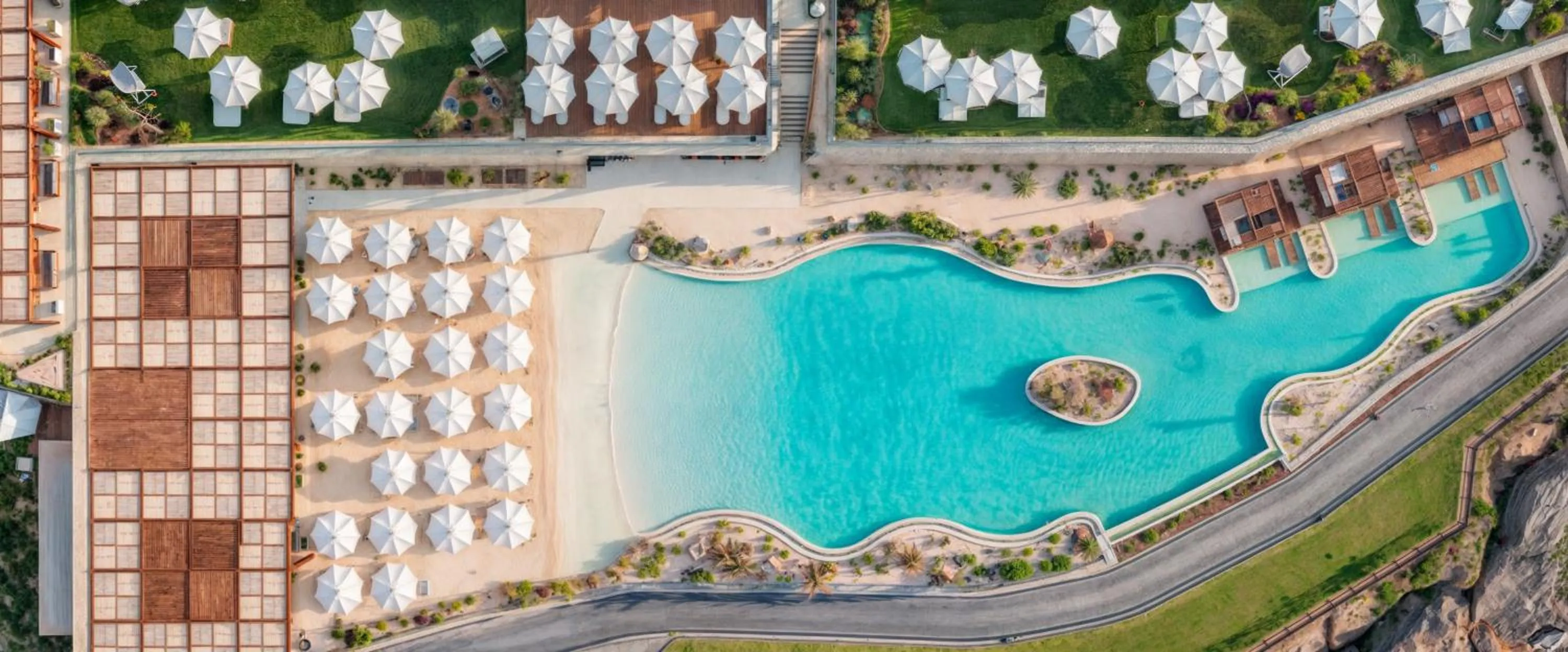 Pool view in Merit Park Hotel Casino & SPA