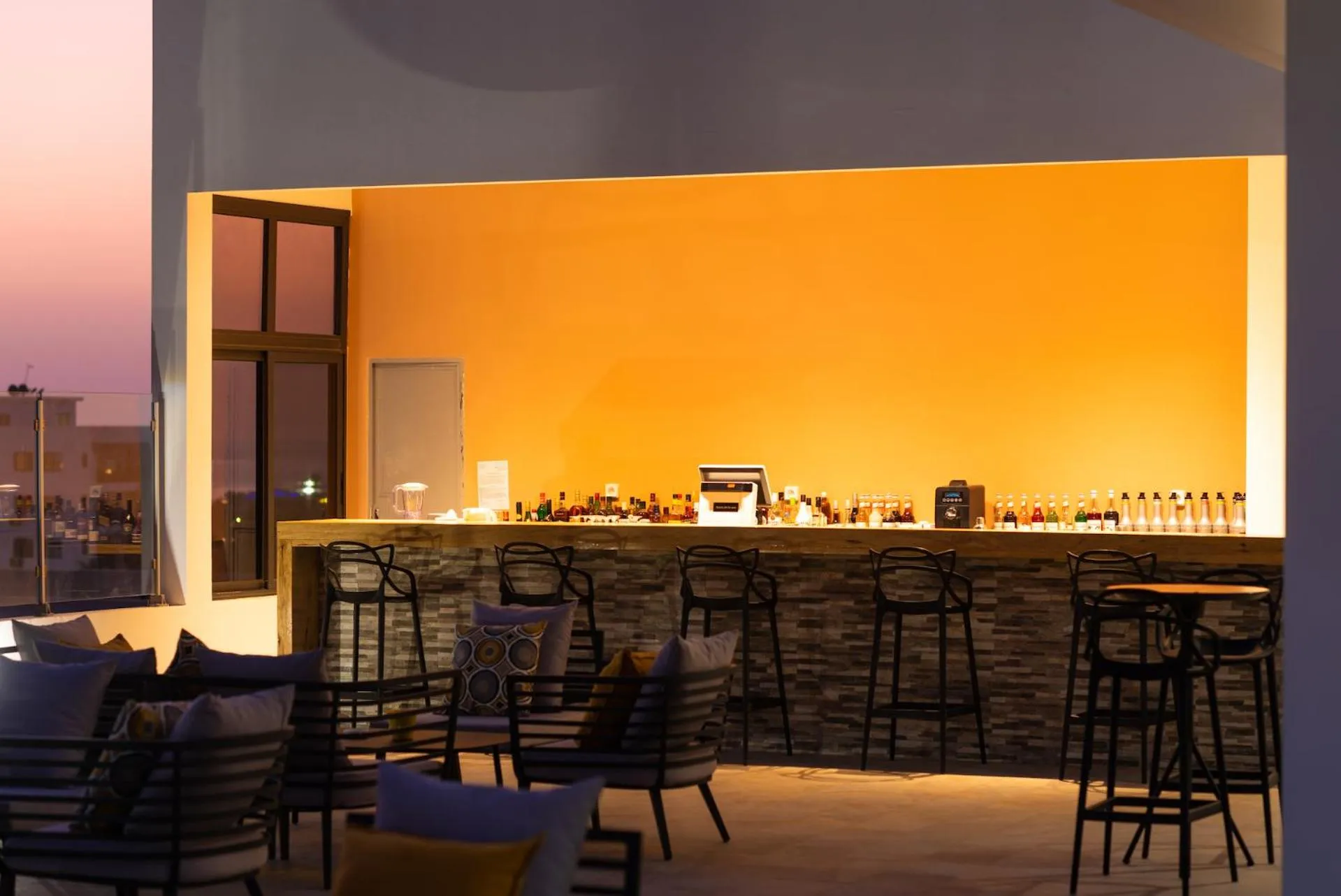 Dining area in L'Adresse Dakar