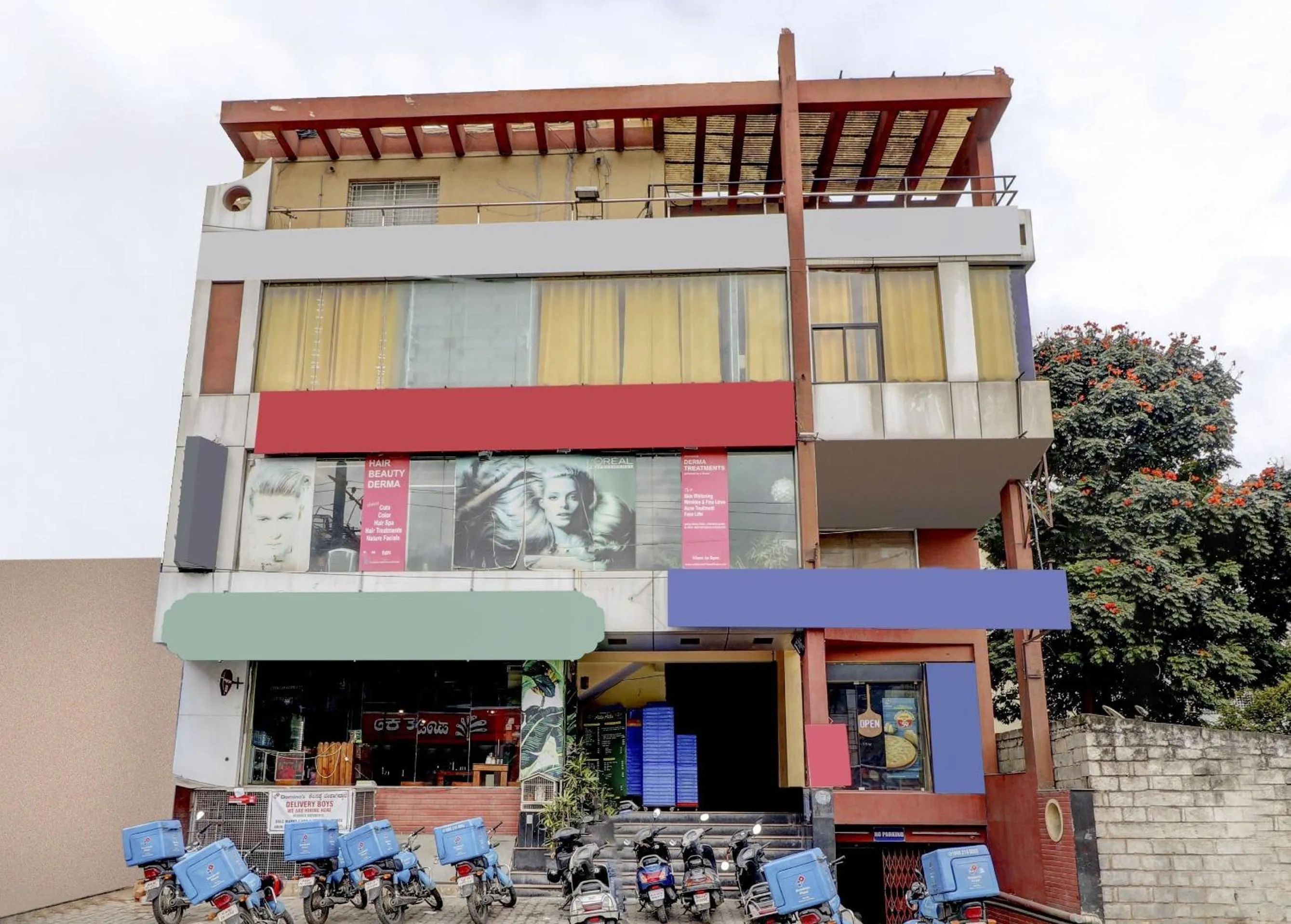 Facade/entrance in Hotel O Home Exotic Stay Bsk rd Stage