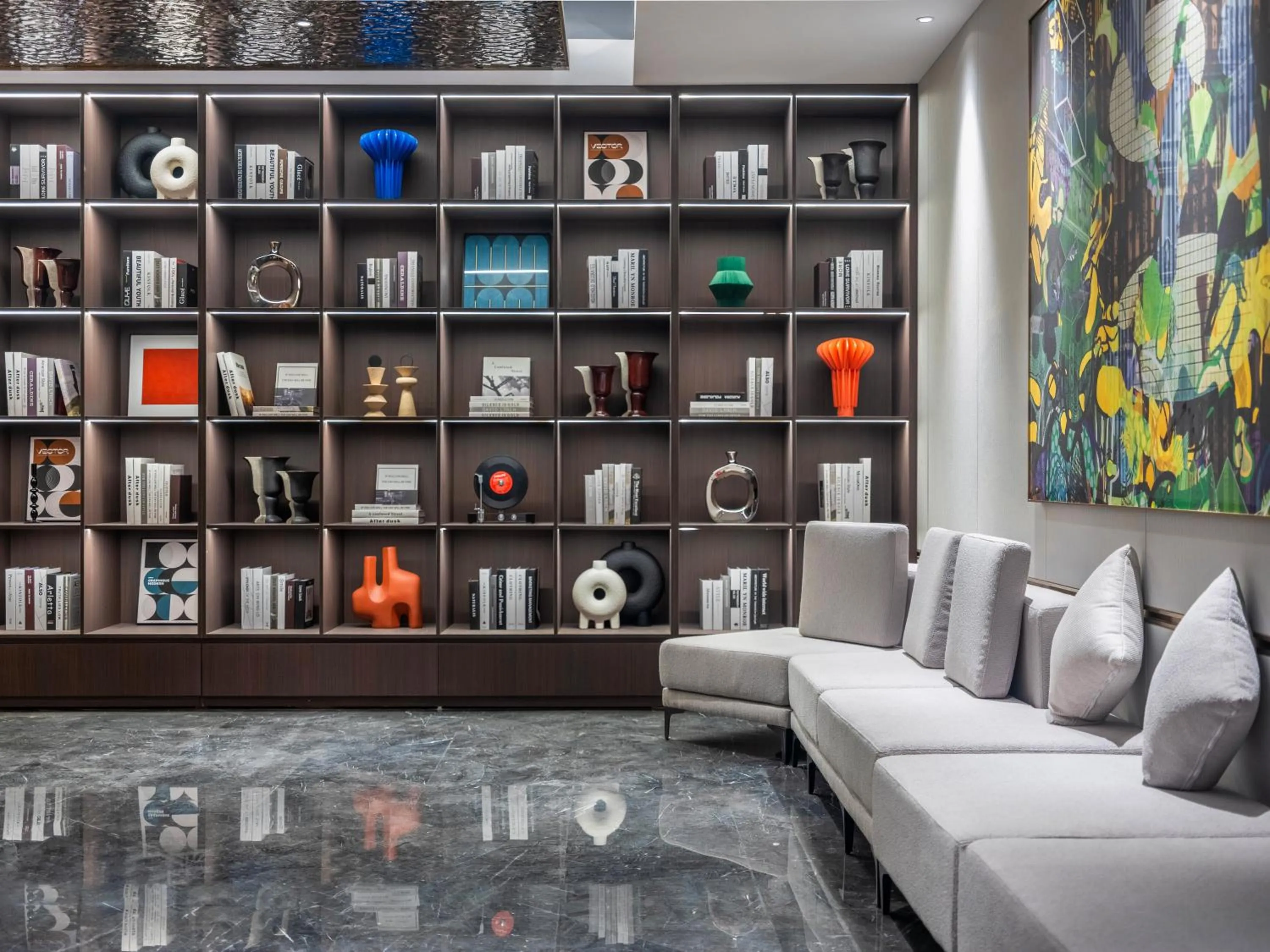 Seating area in Insail Hotels Guangzhou Beijing Road Pedestrian Branch