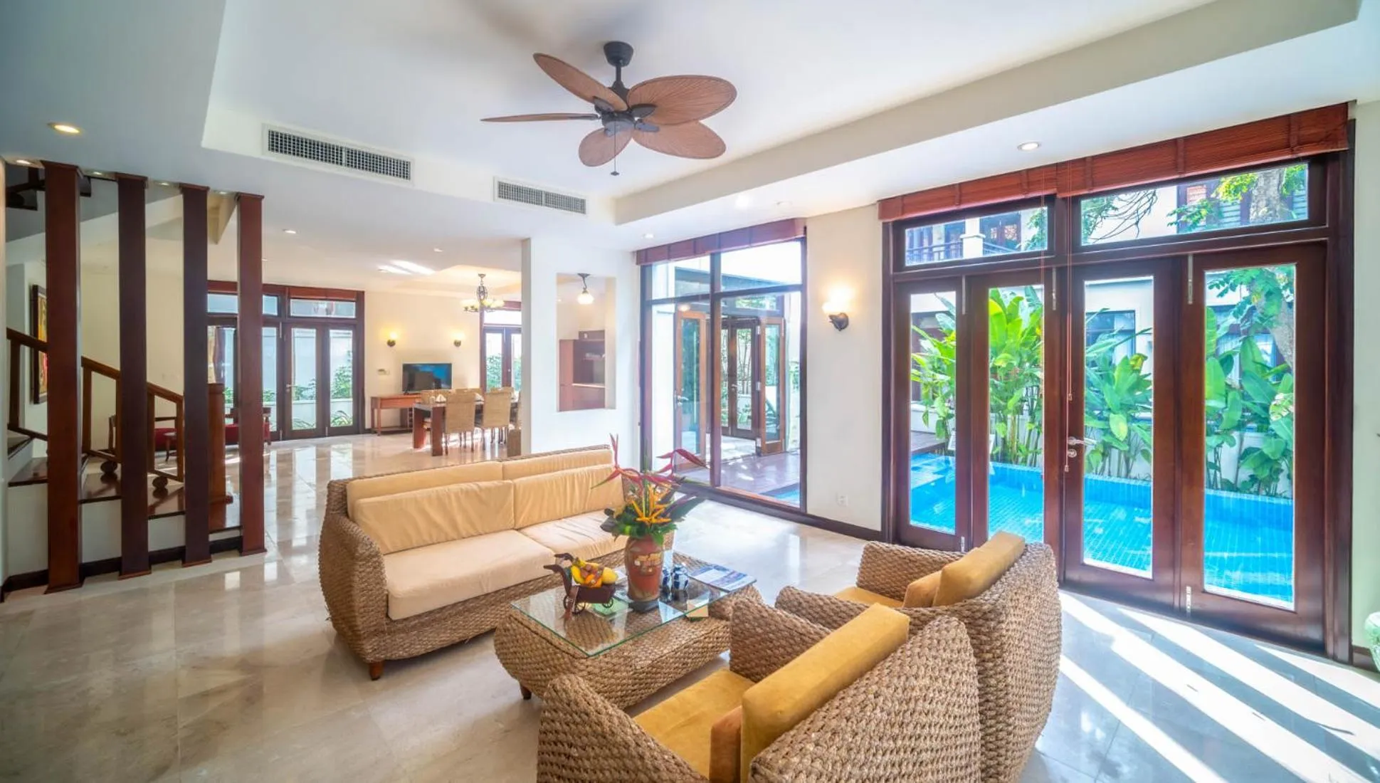 Living room in Furama Villas Danang