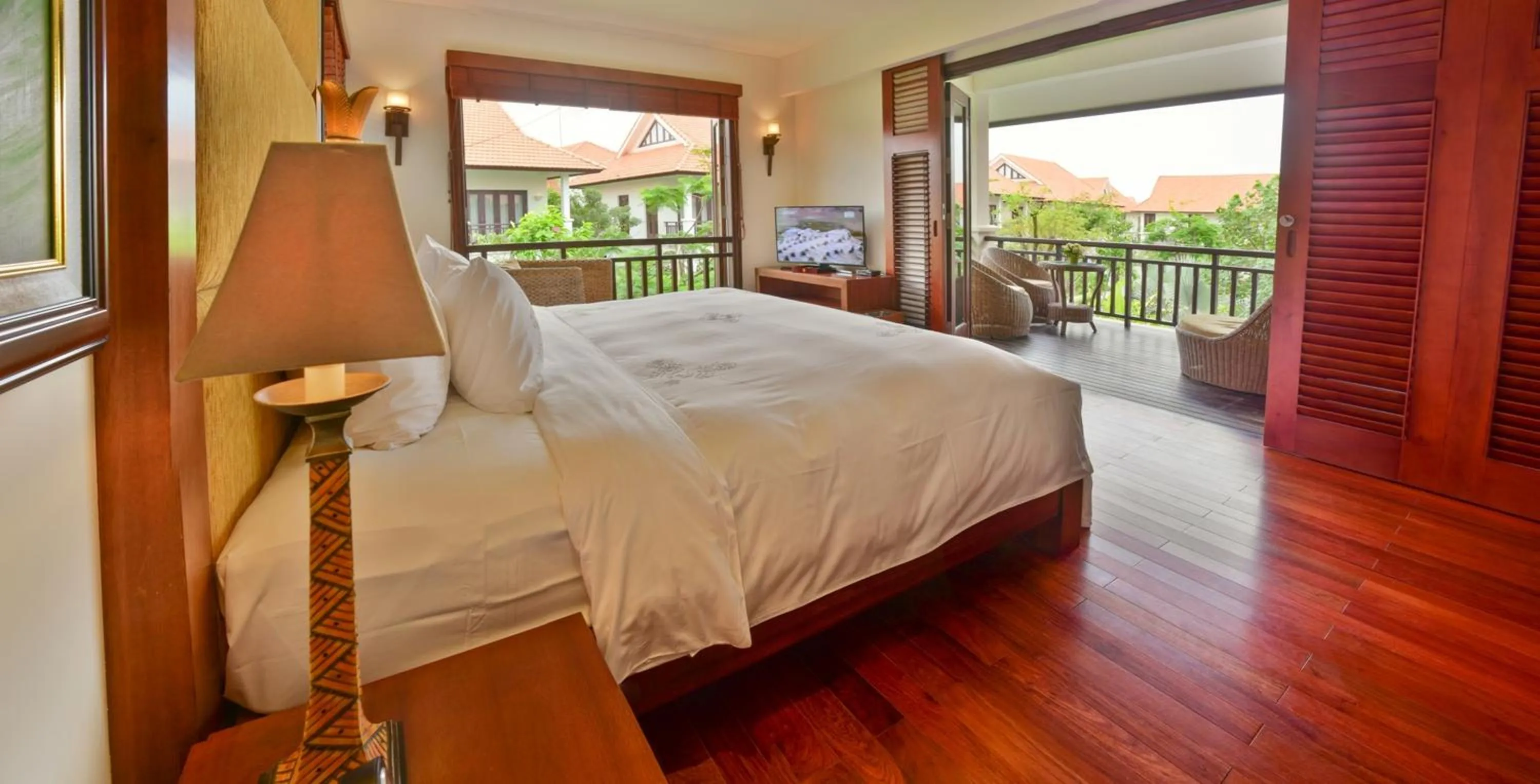 Bedroom, Bed in Furama Villas Danang