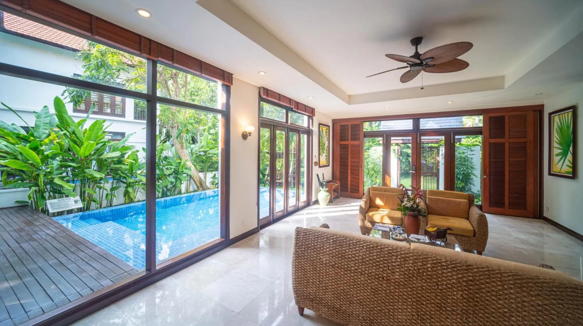 Pool view in Furama Villas Danang