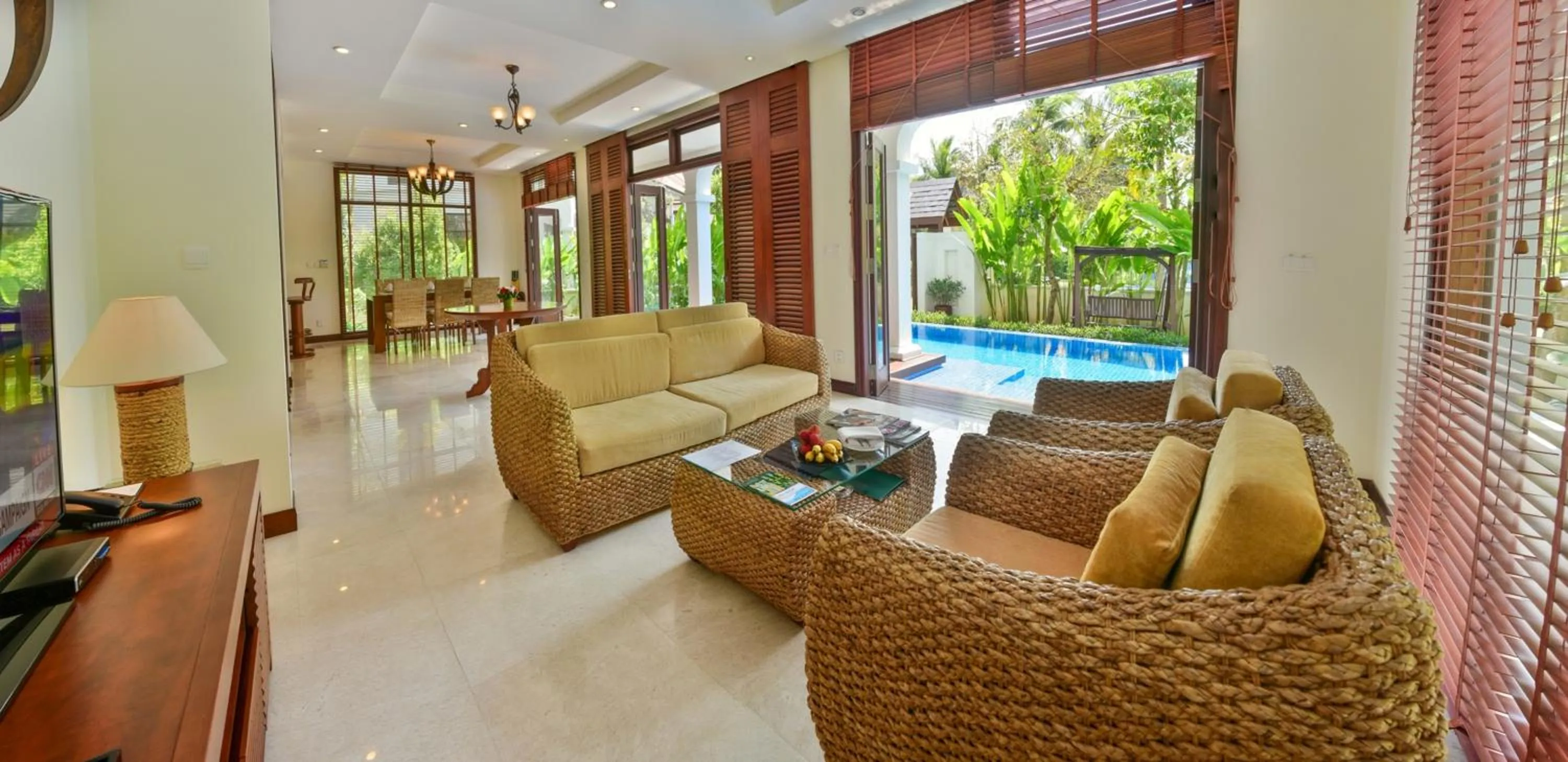 Living room in Furama Villas Danang