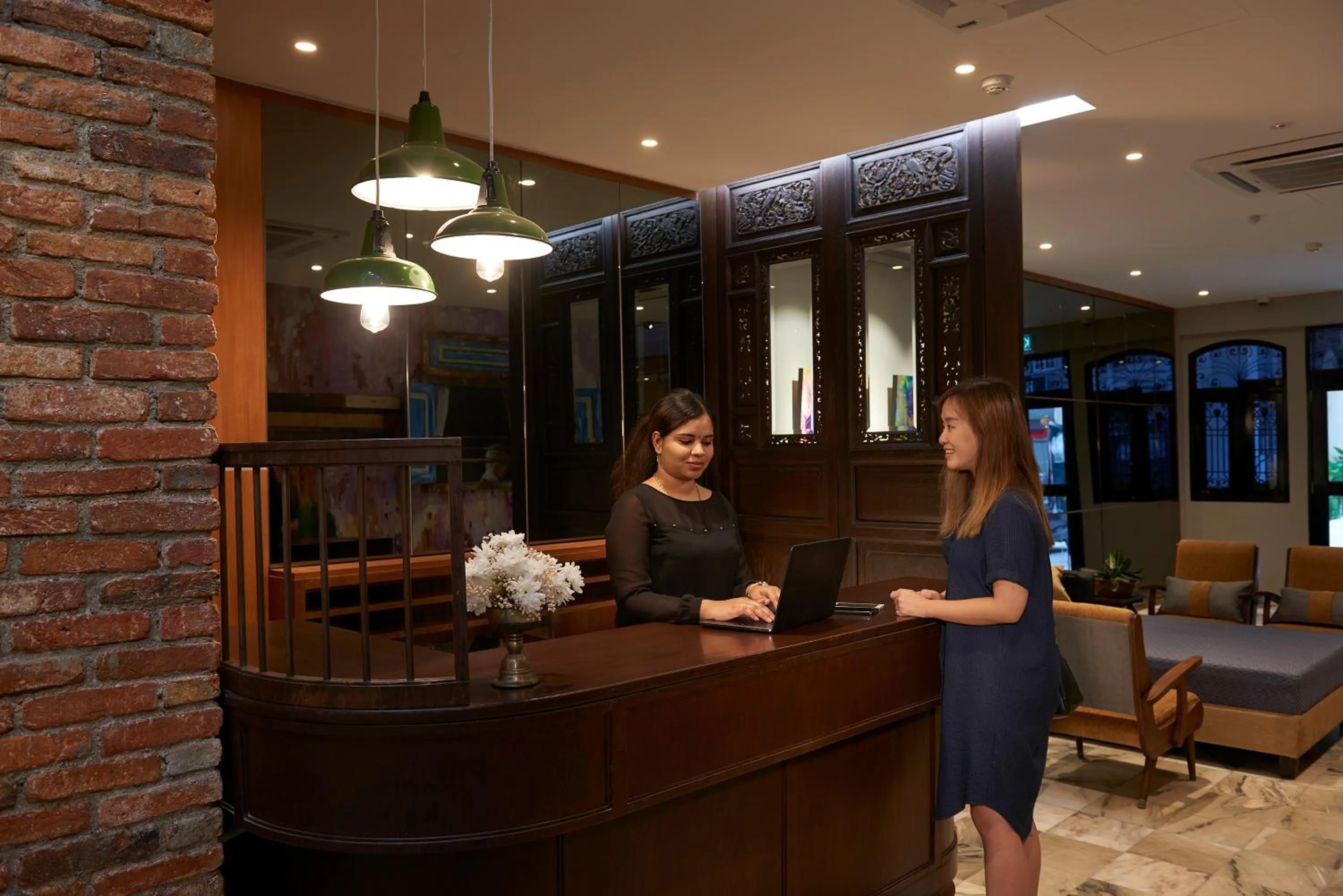 Lobby or reception in Macalister Terraces Hotel