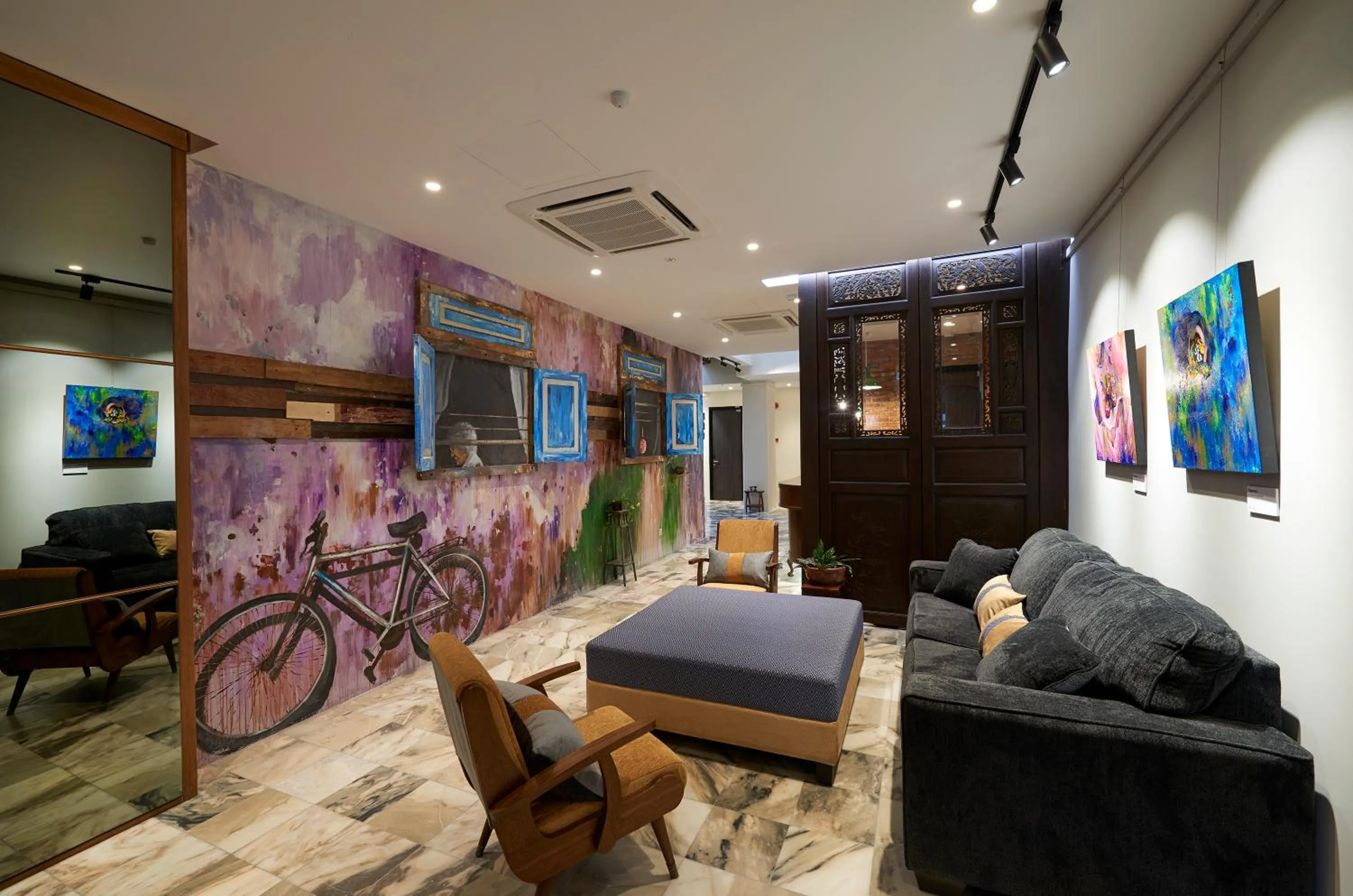 Lobby or reception in Macalister Terraces Hotel