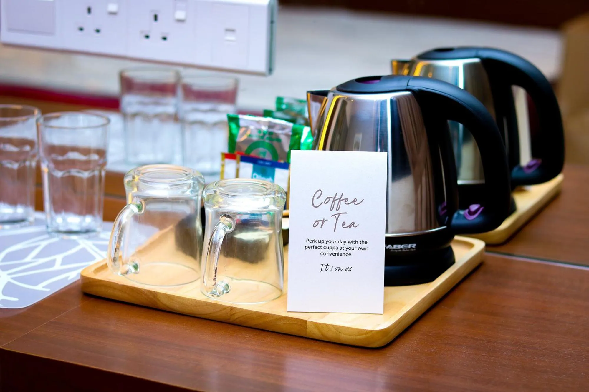 Coffee/tea facilities in Macalister Terraces Hotel