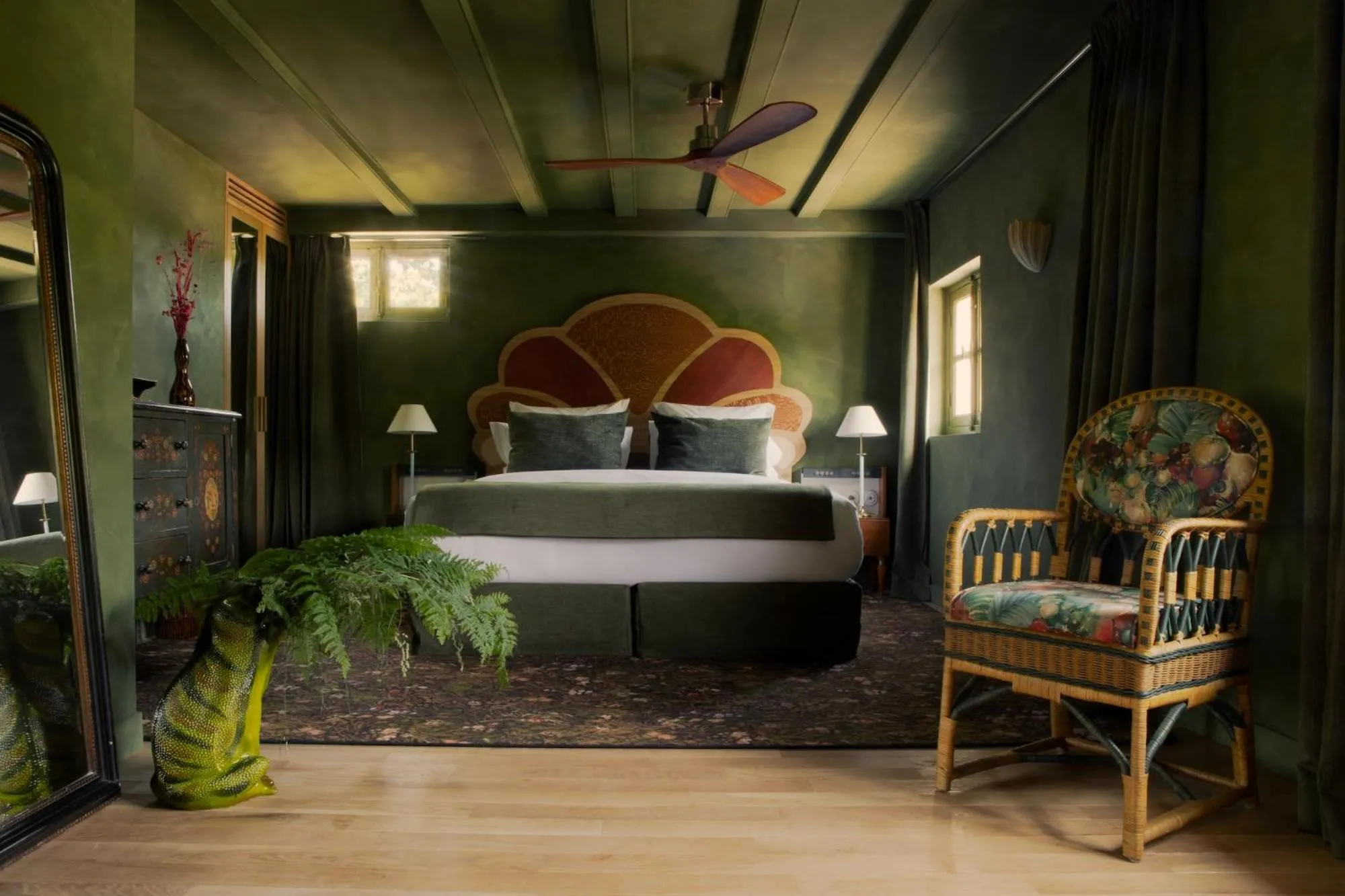 Bedroom, Bed in La Folie Barbizon