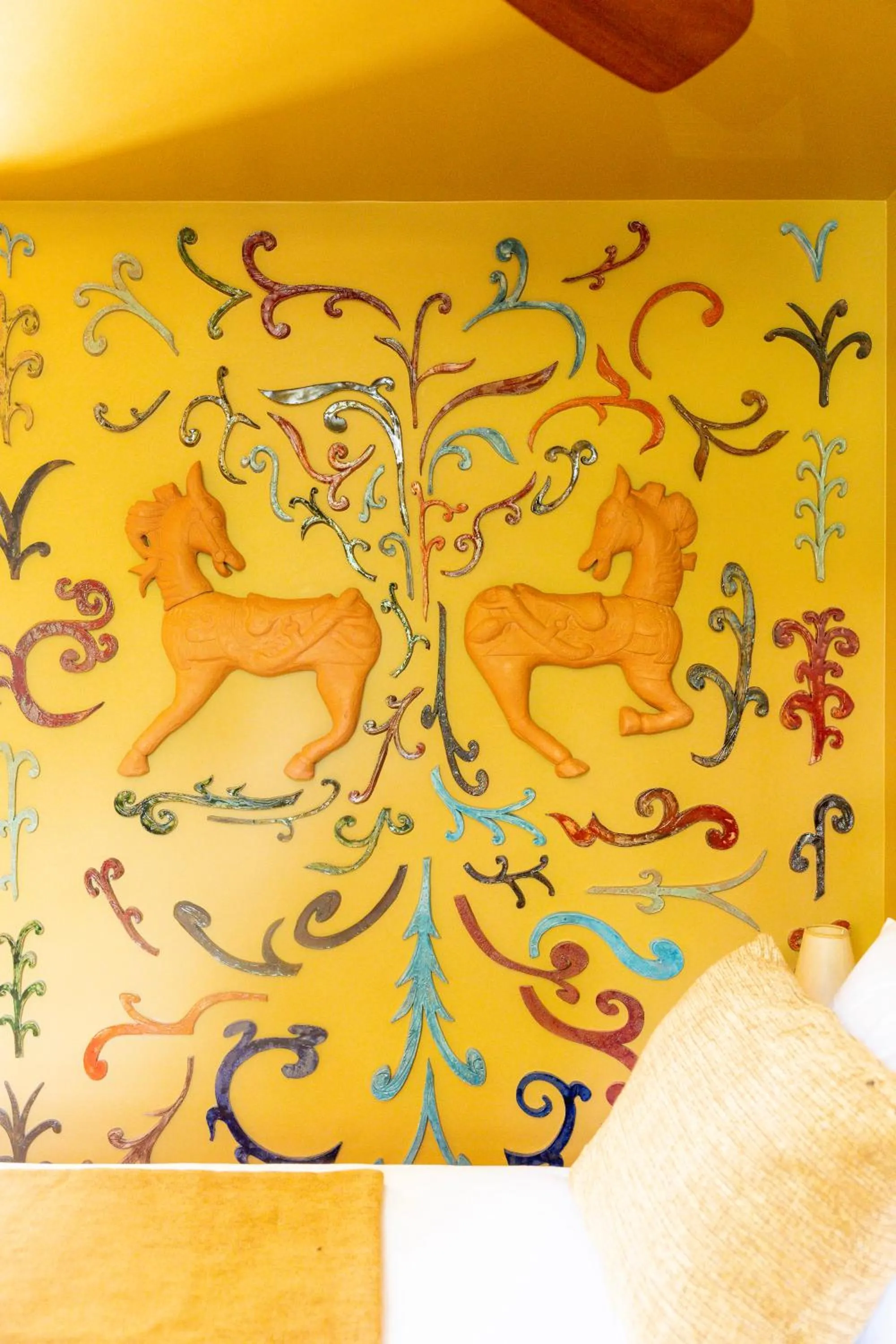 Decorative detail in La Folie Barbizon