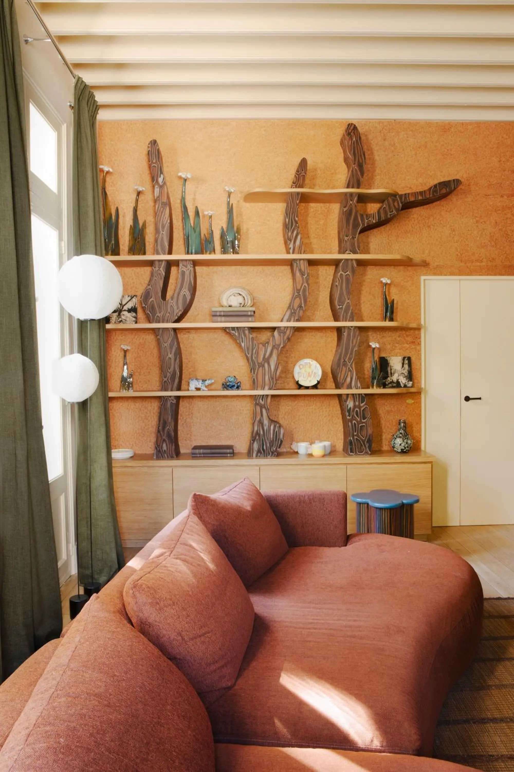Living room in La Folie Barbizon