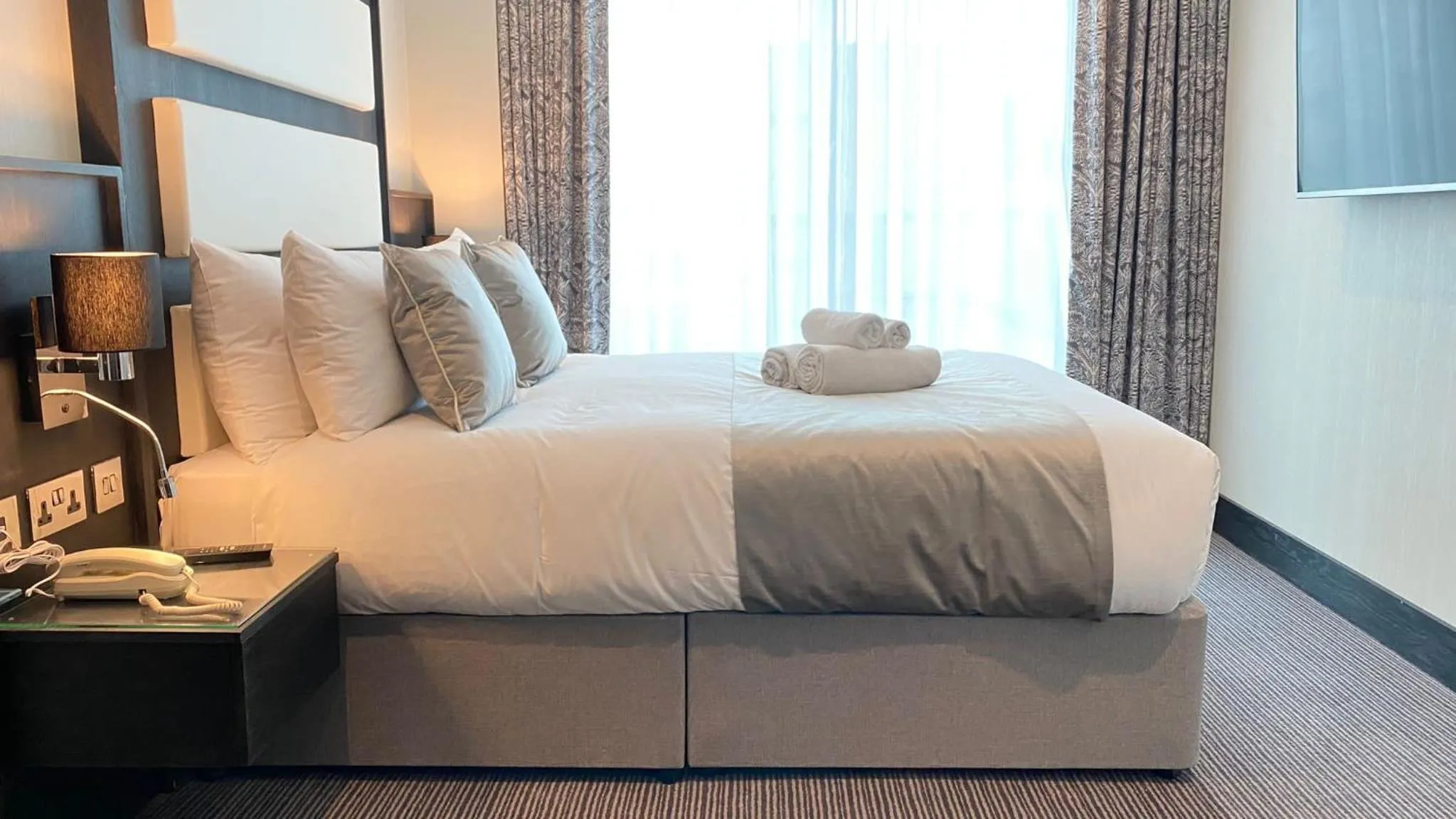 Bed in Hatton Garden Hotel