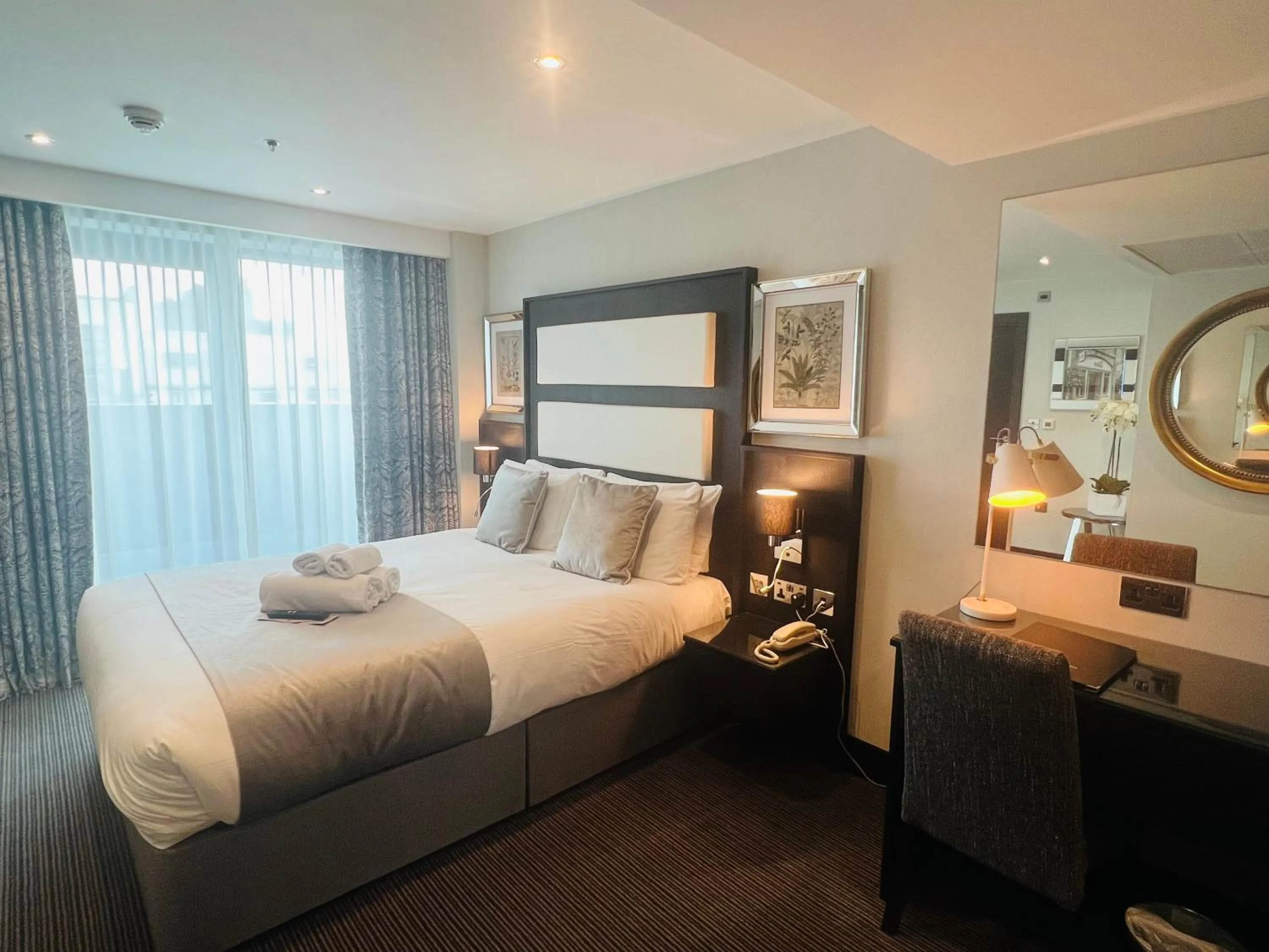 Bed in Hatton Garden Hotel